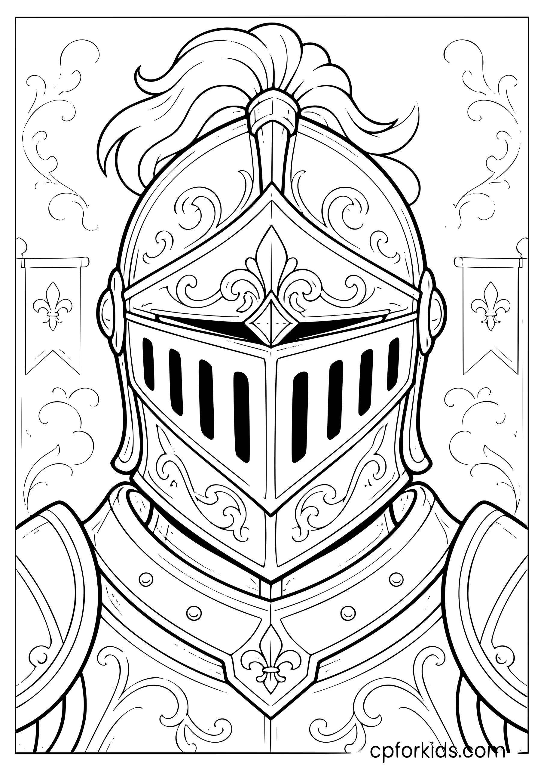 The Knight's Helmet