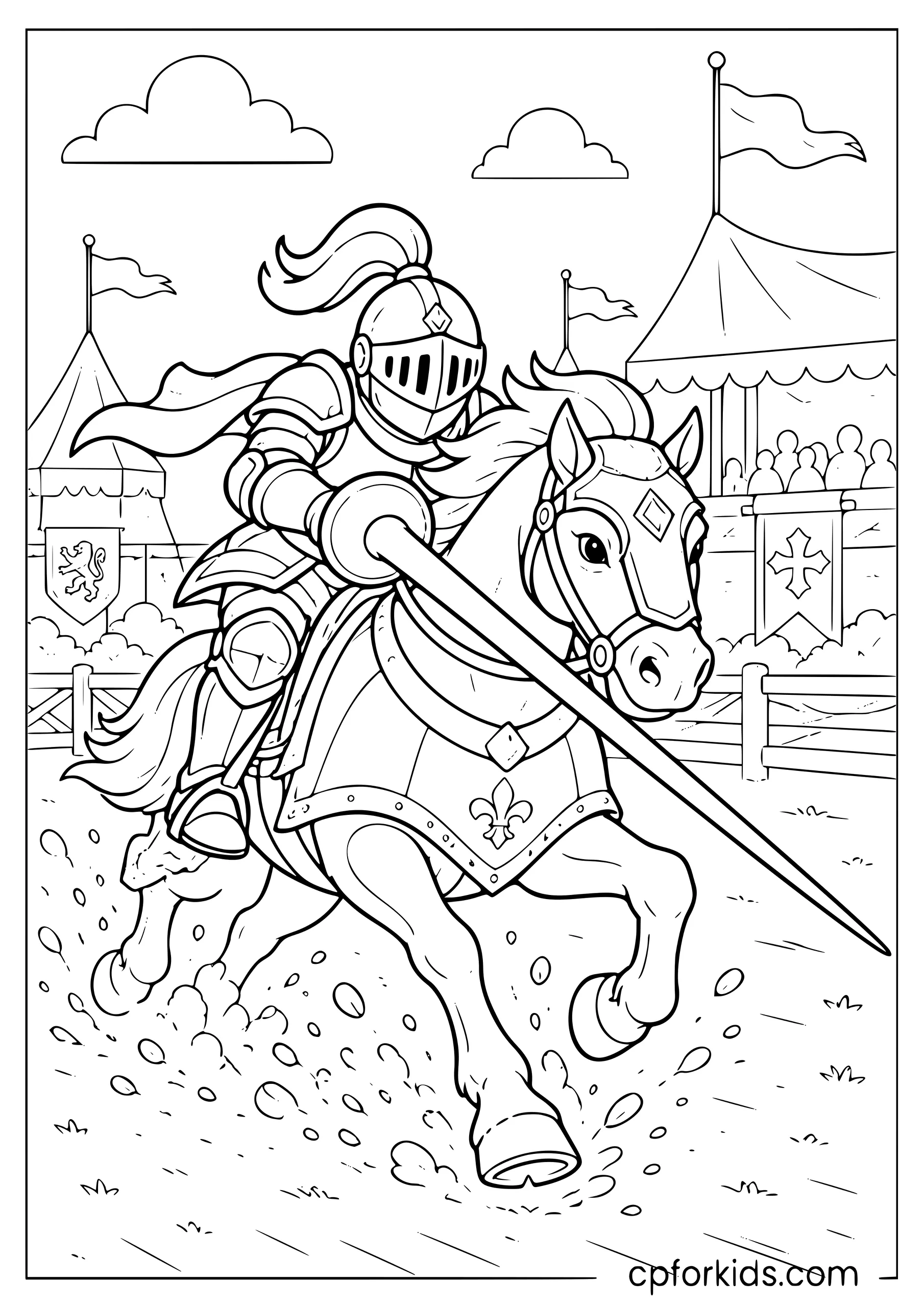 Knight Charges Forward