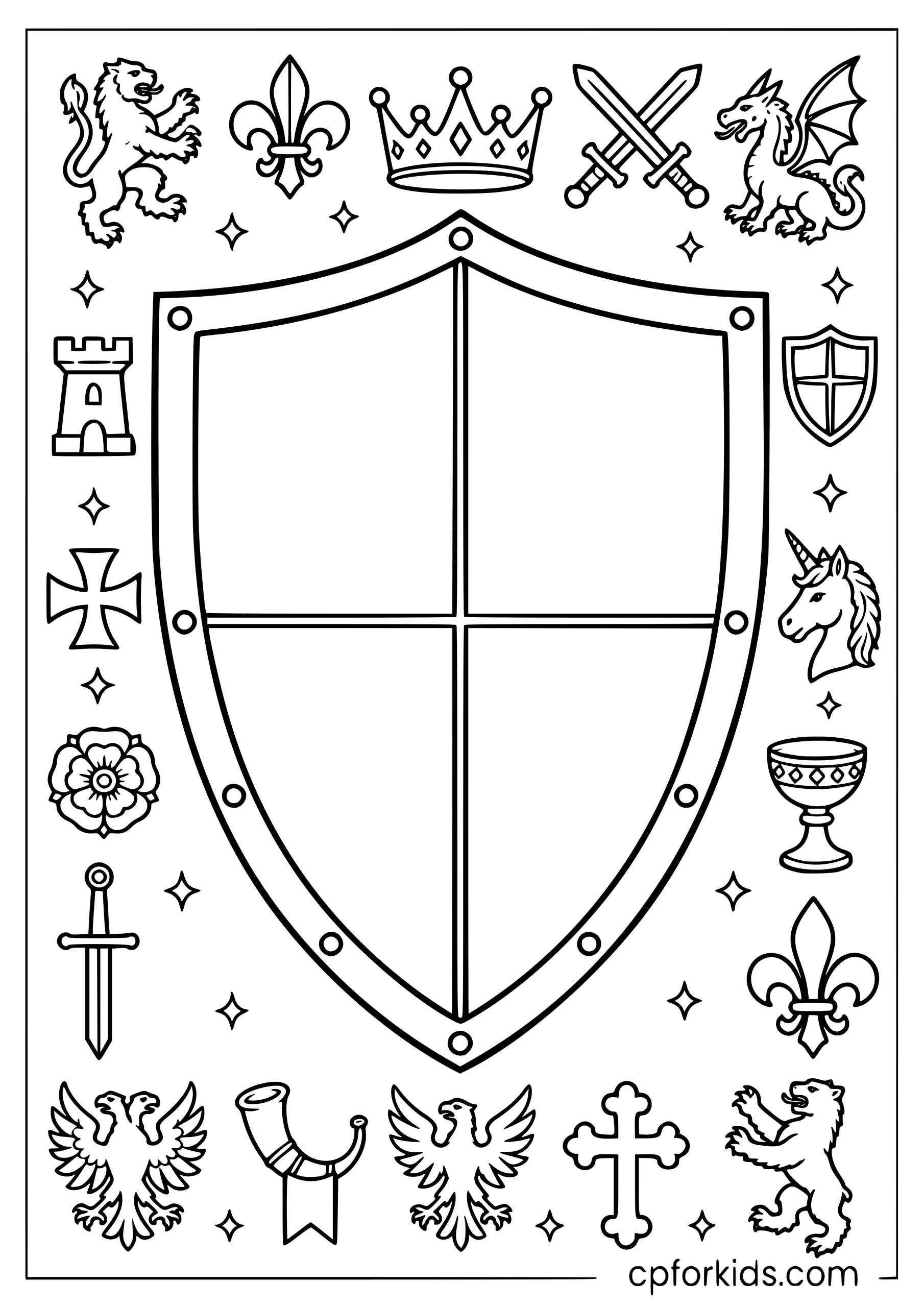 Design Your Own Knight's Shield