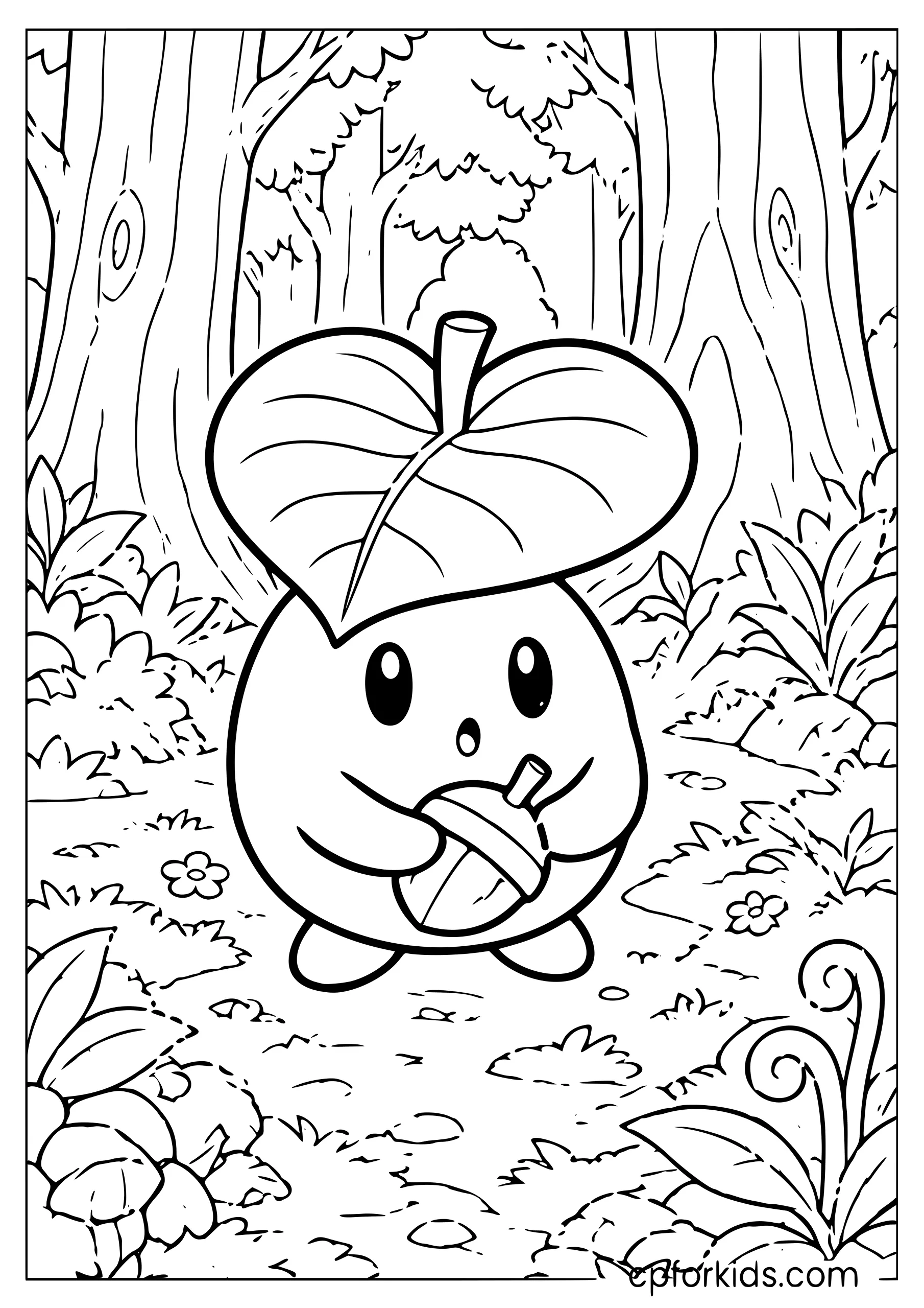 Korok in the Forest