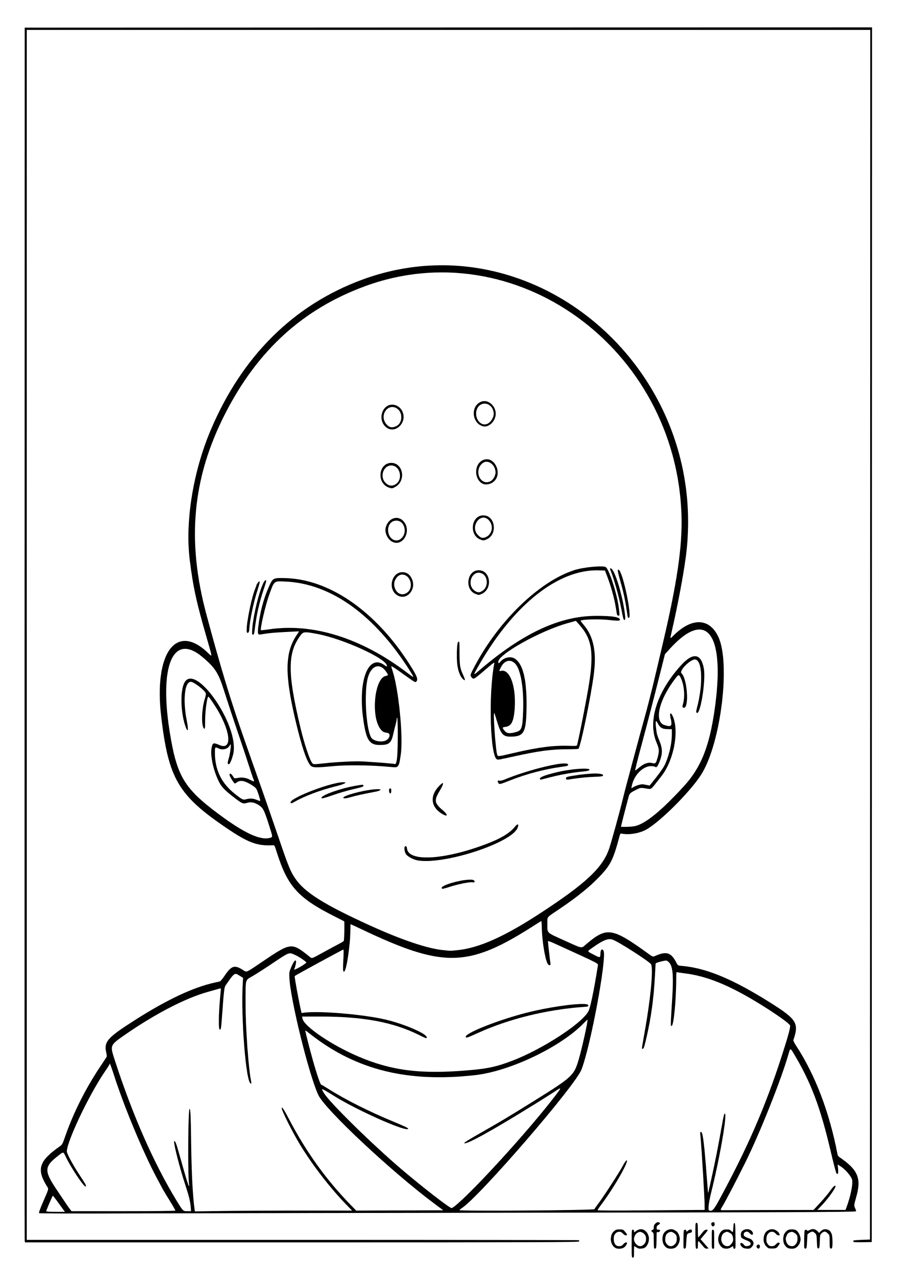 Krillin Ready to Fight