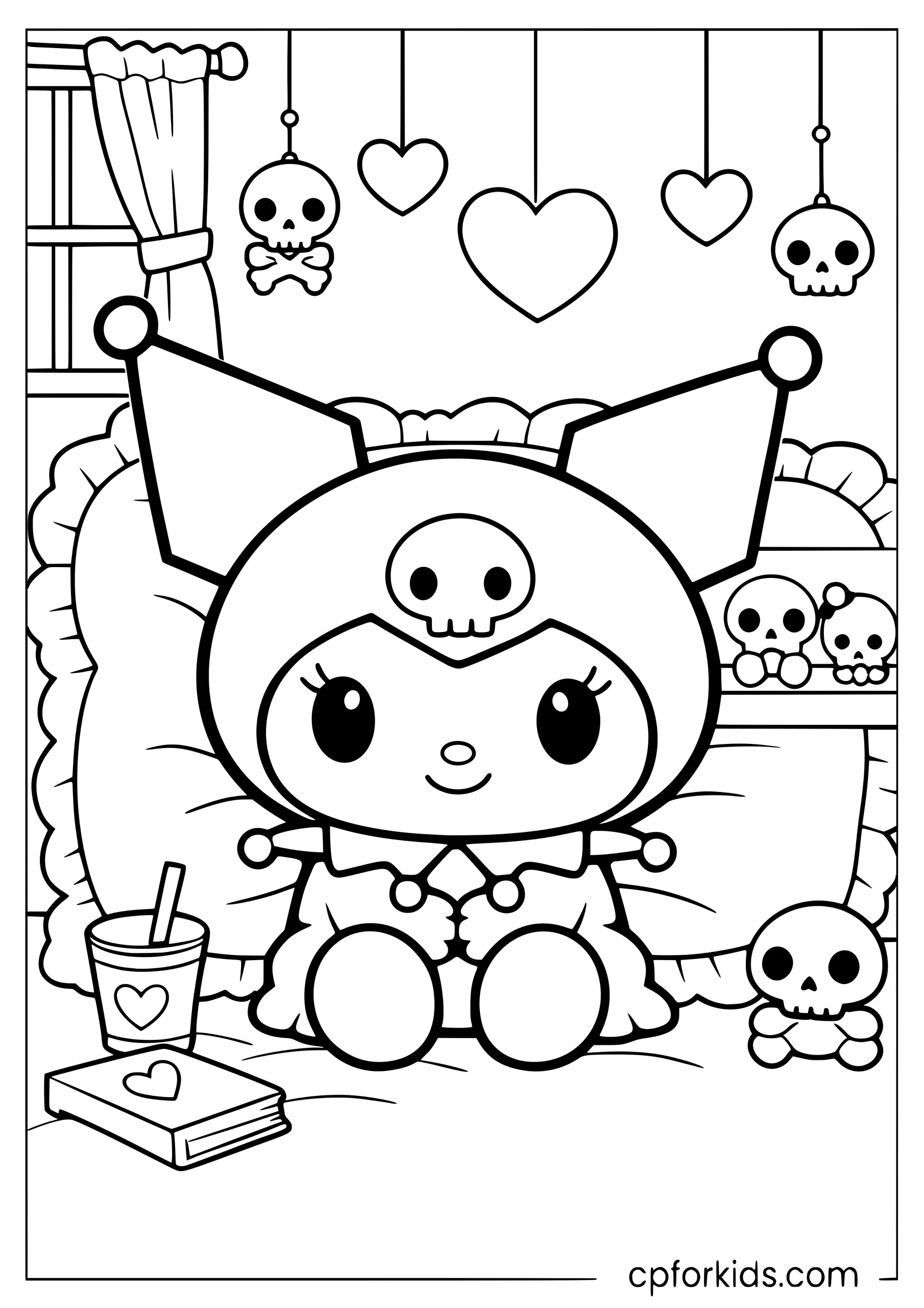 Kuromi in Her Cozy Room