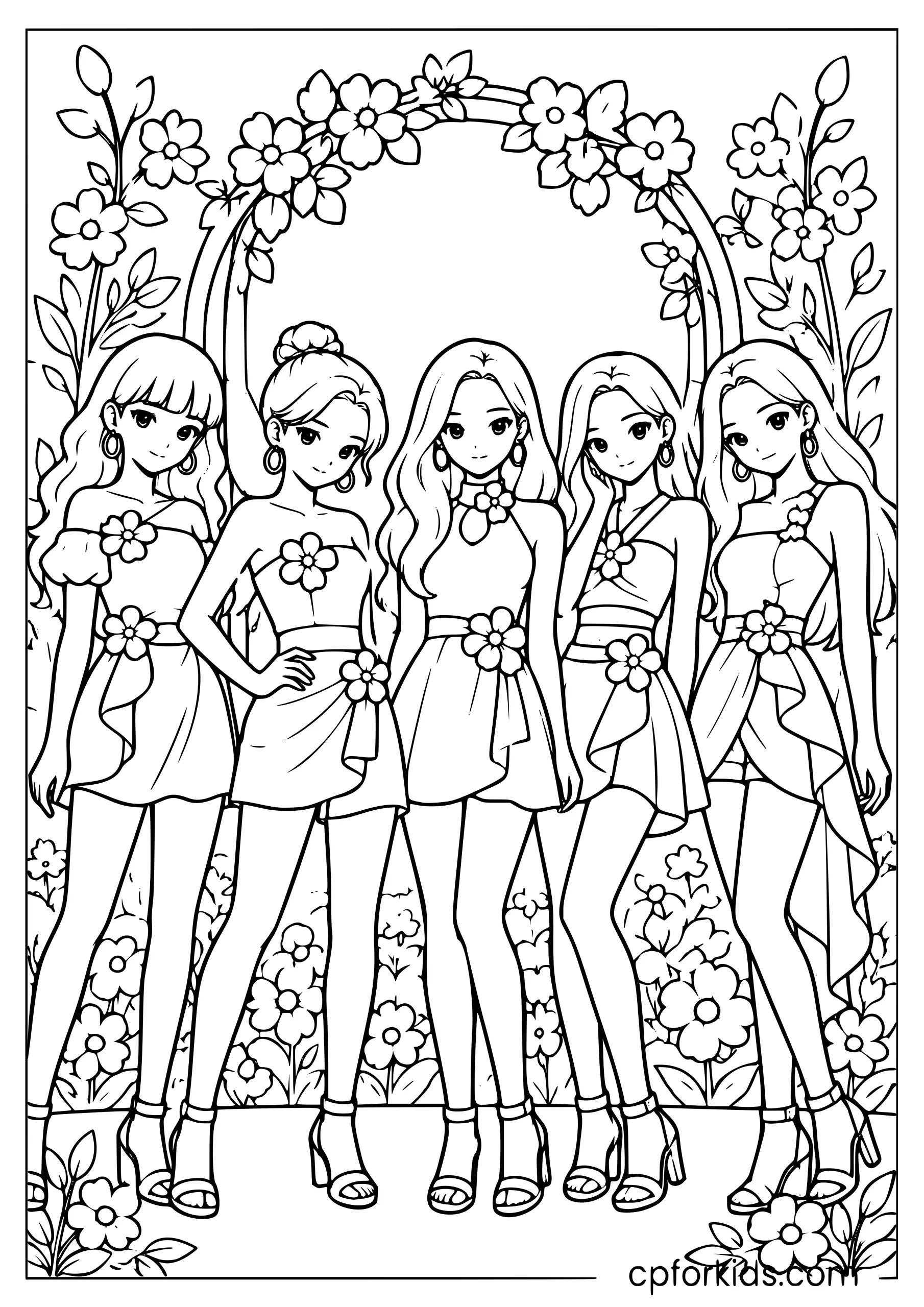 Floral Outfit Lineup