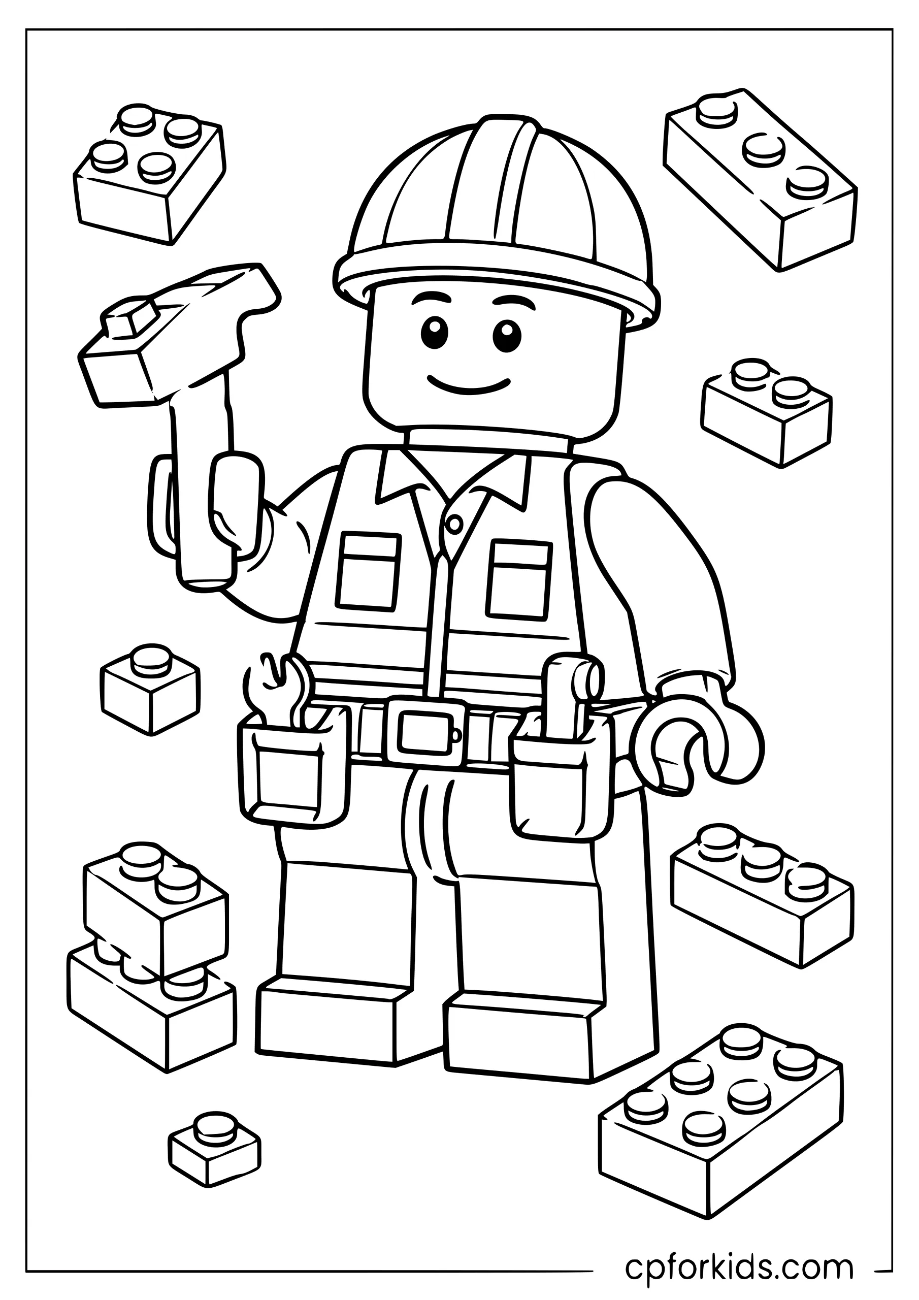 Lego Construction Worker