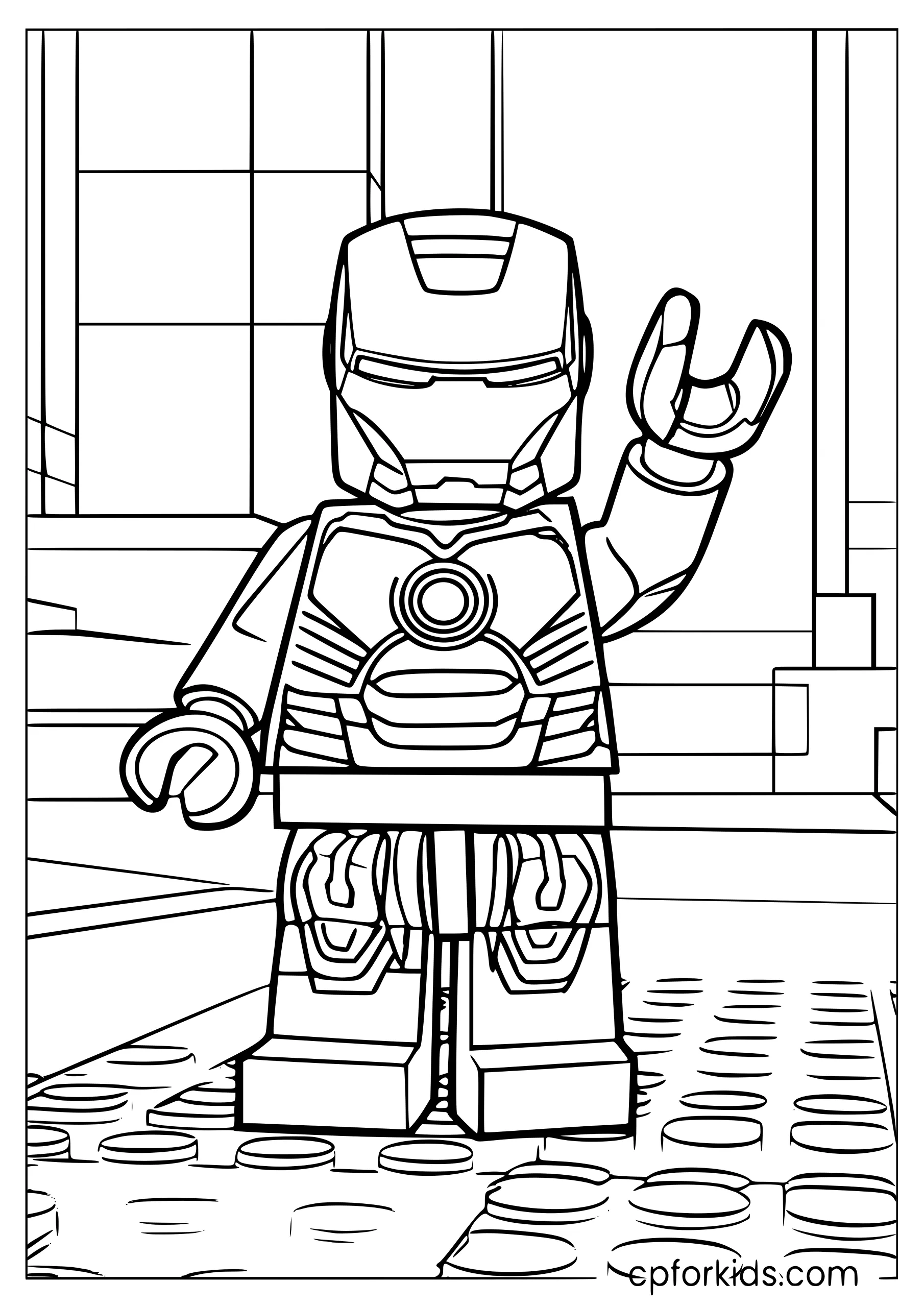 Lego Iron Man