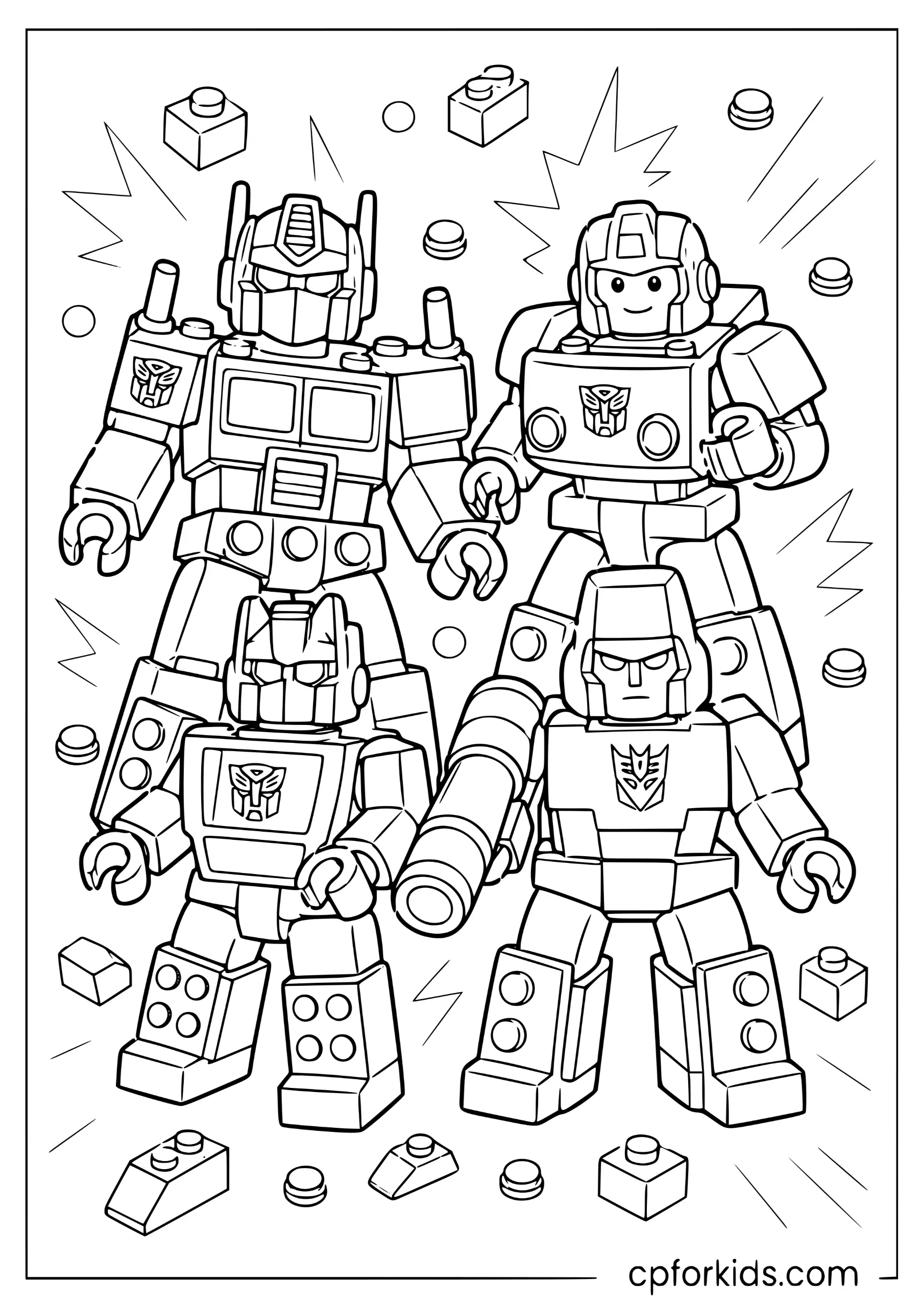 Lego Transformers Team