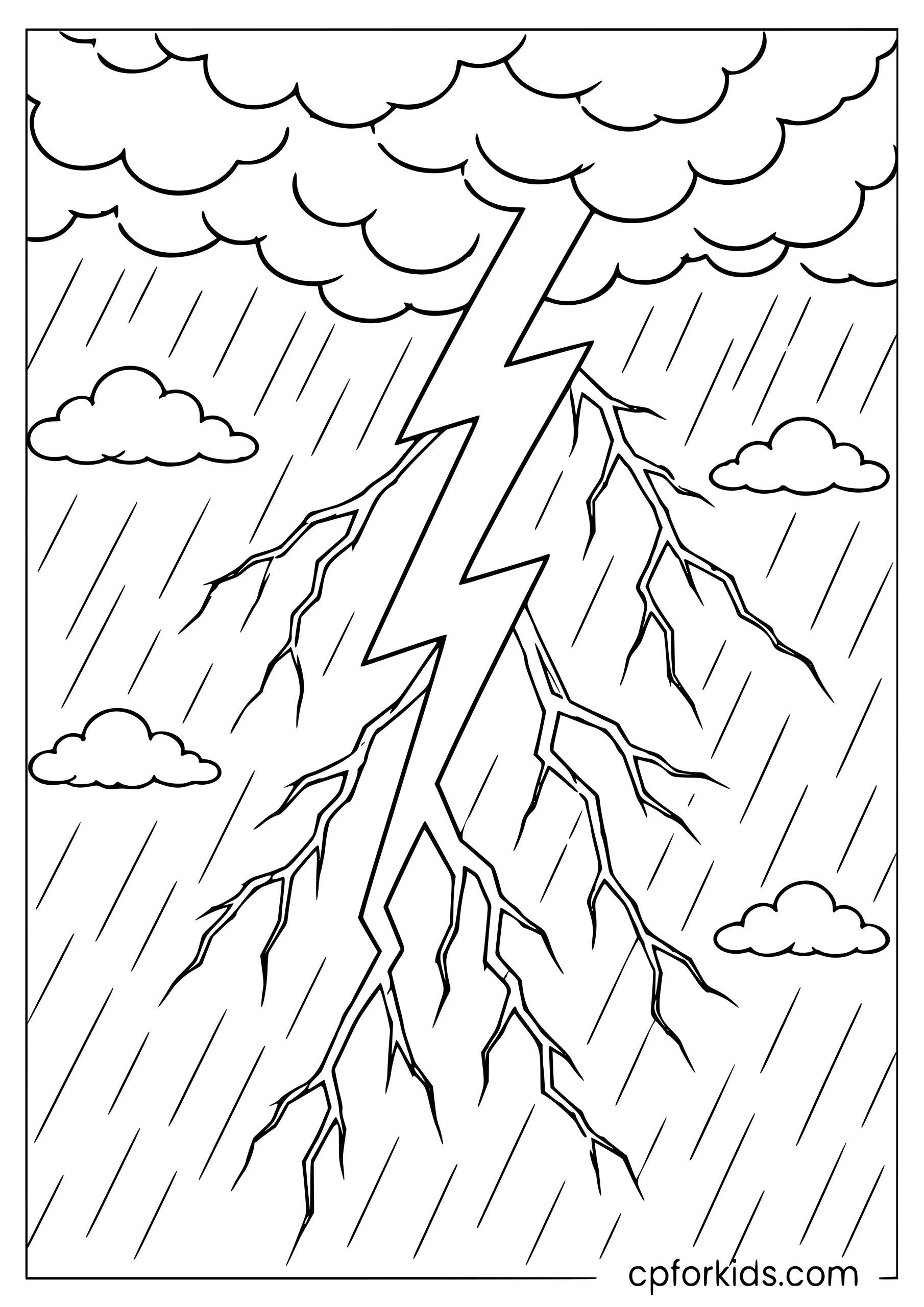 Lightning Bolt Strikes Down
