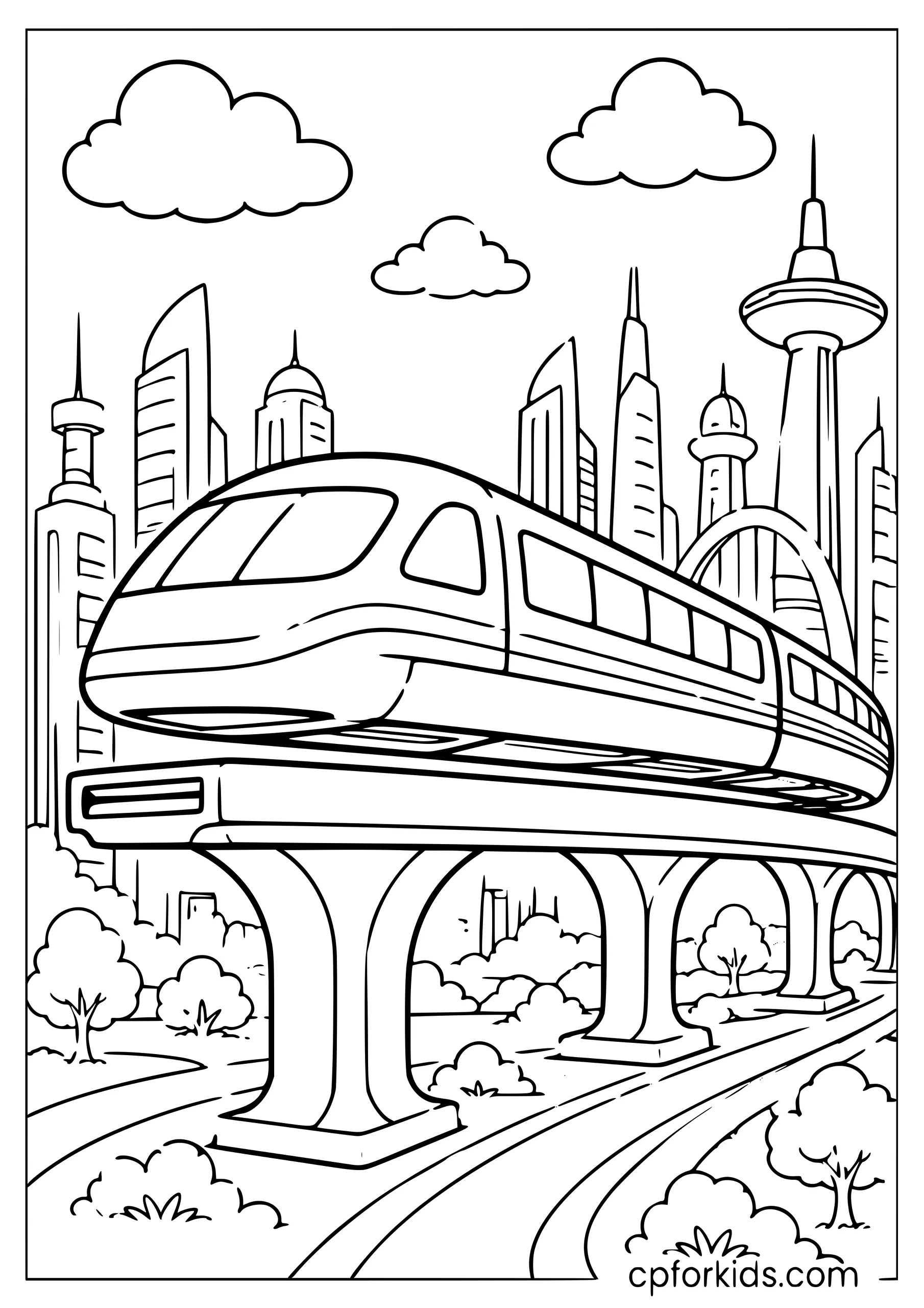 Maglev Train Floats