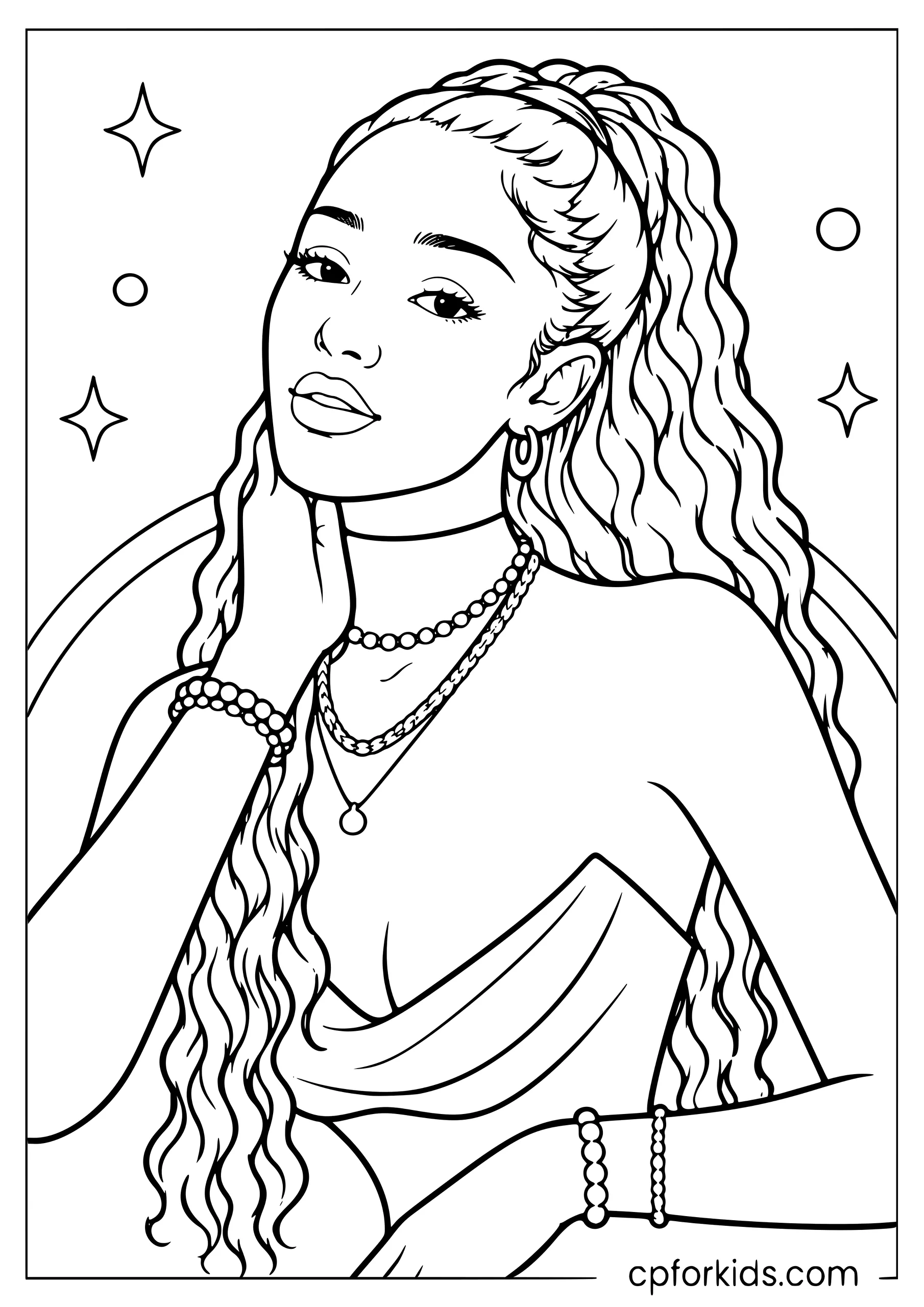 Manon — Curly Hair Portrait