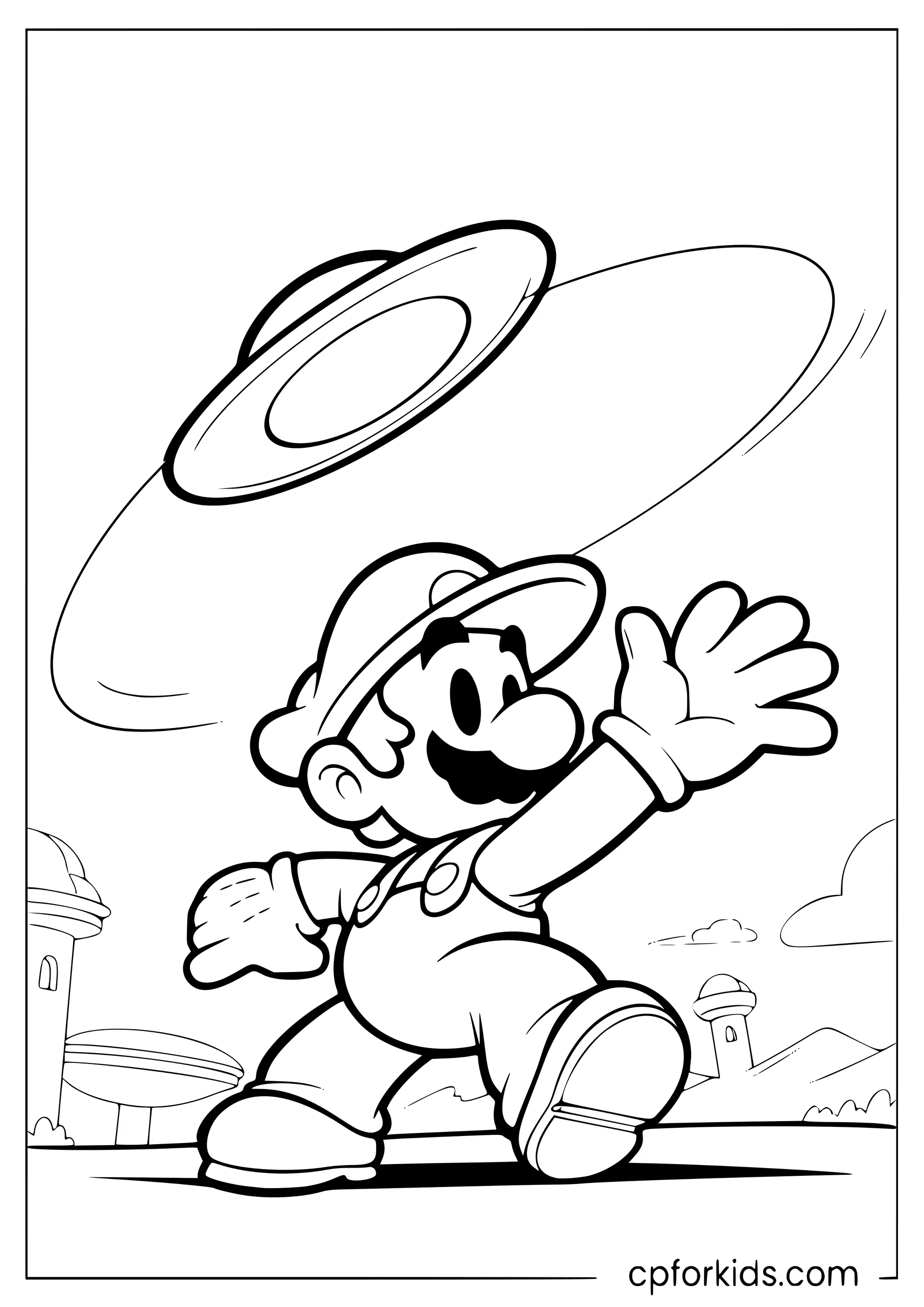 Mario Odyssey — Cappy Throw