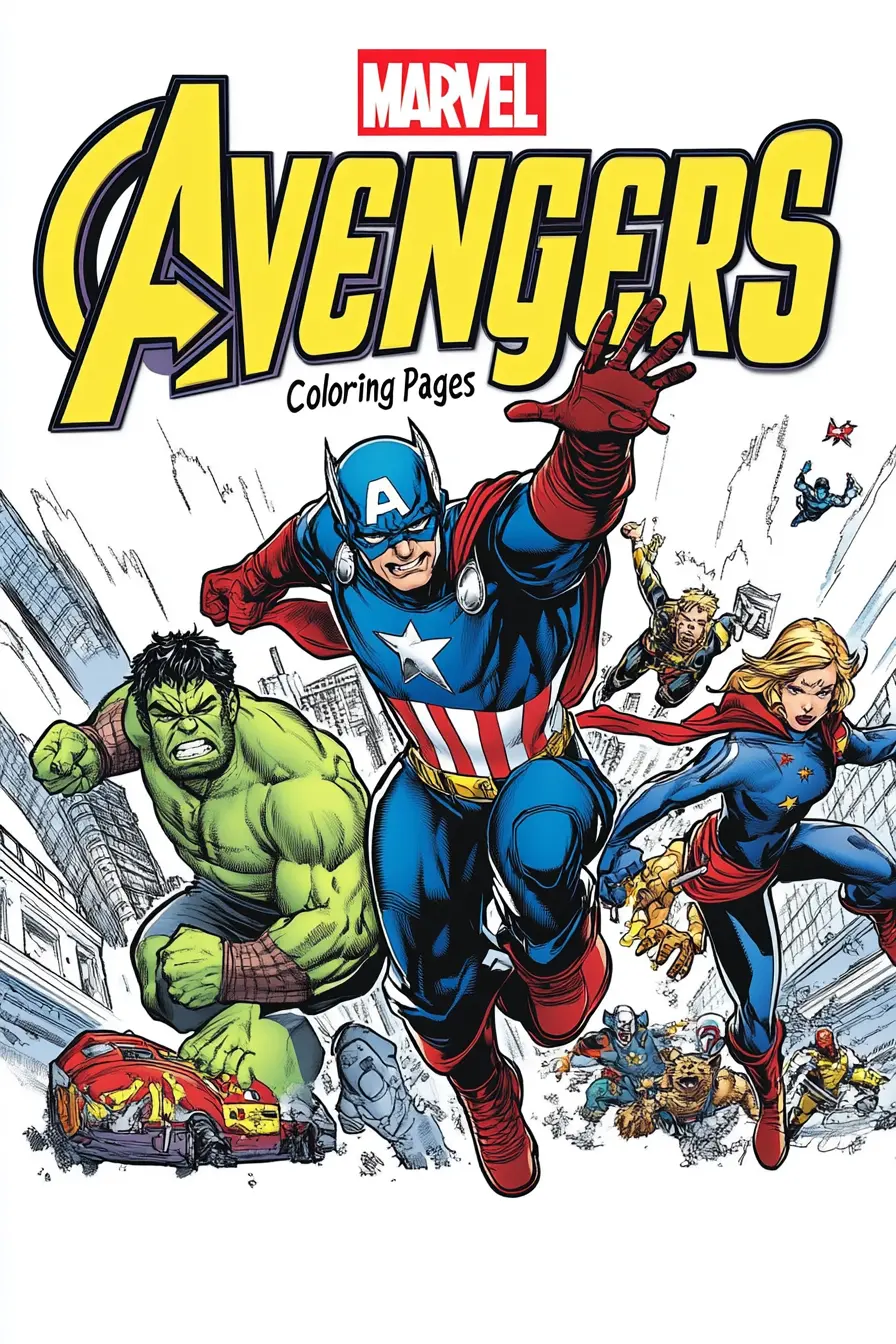 Marvel Avengers Coloring Pages