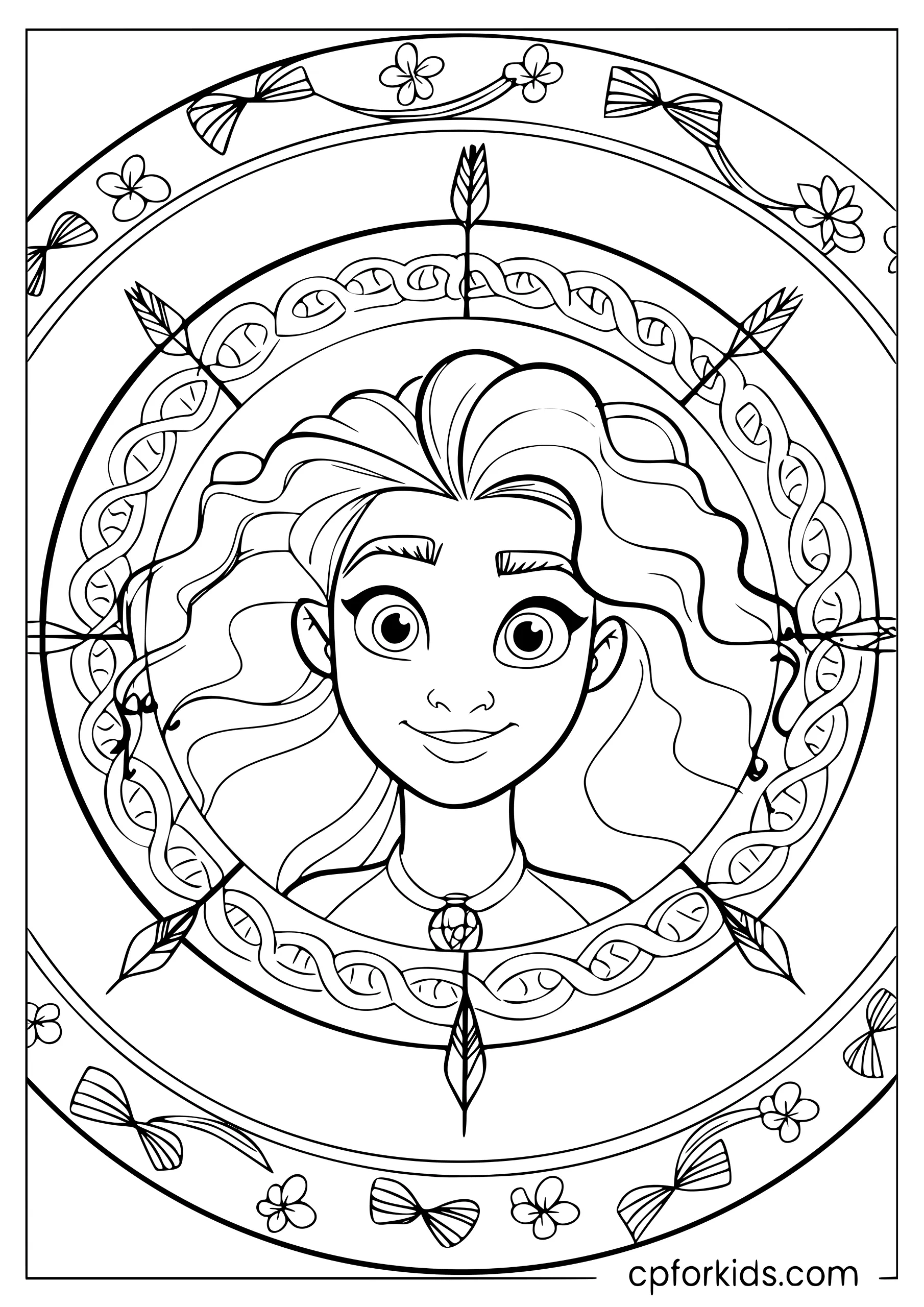 Merida Celtic Knotwork Mandala