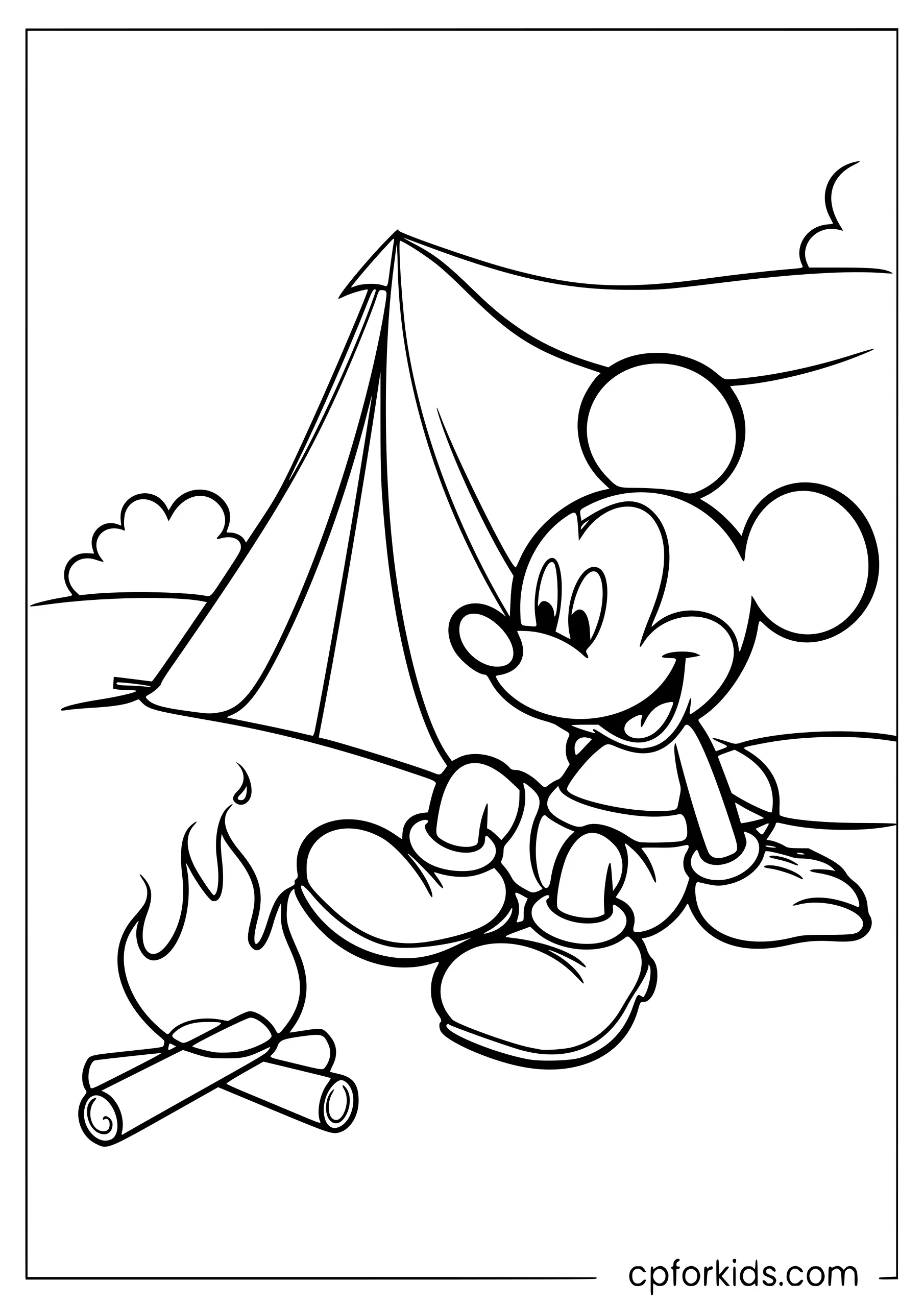 Mickey Mouse Goes Camping