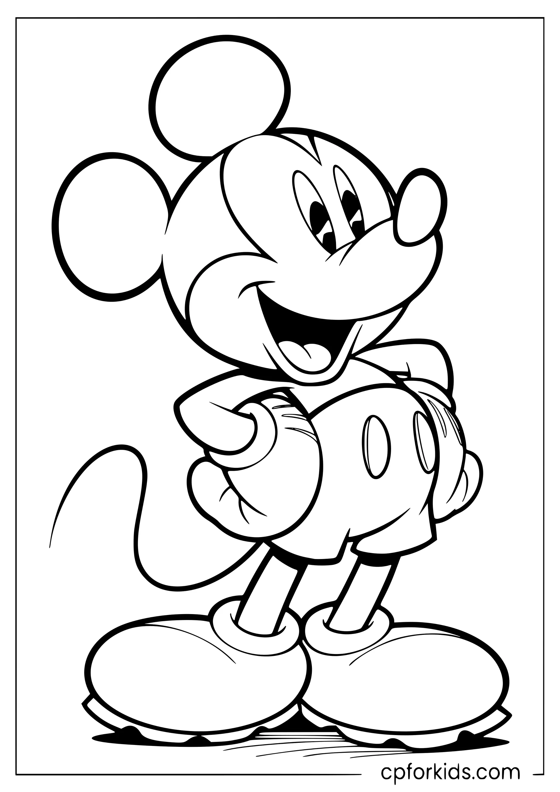 Mickey Mouse Can't Stop Laughing
