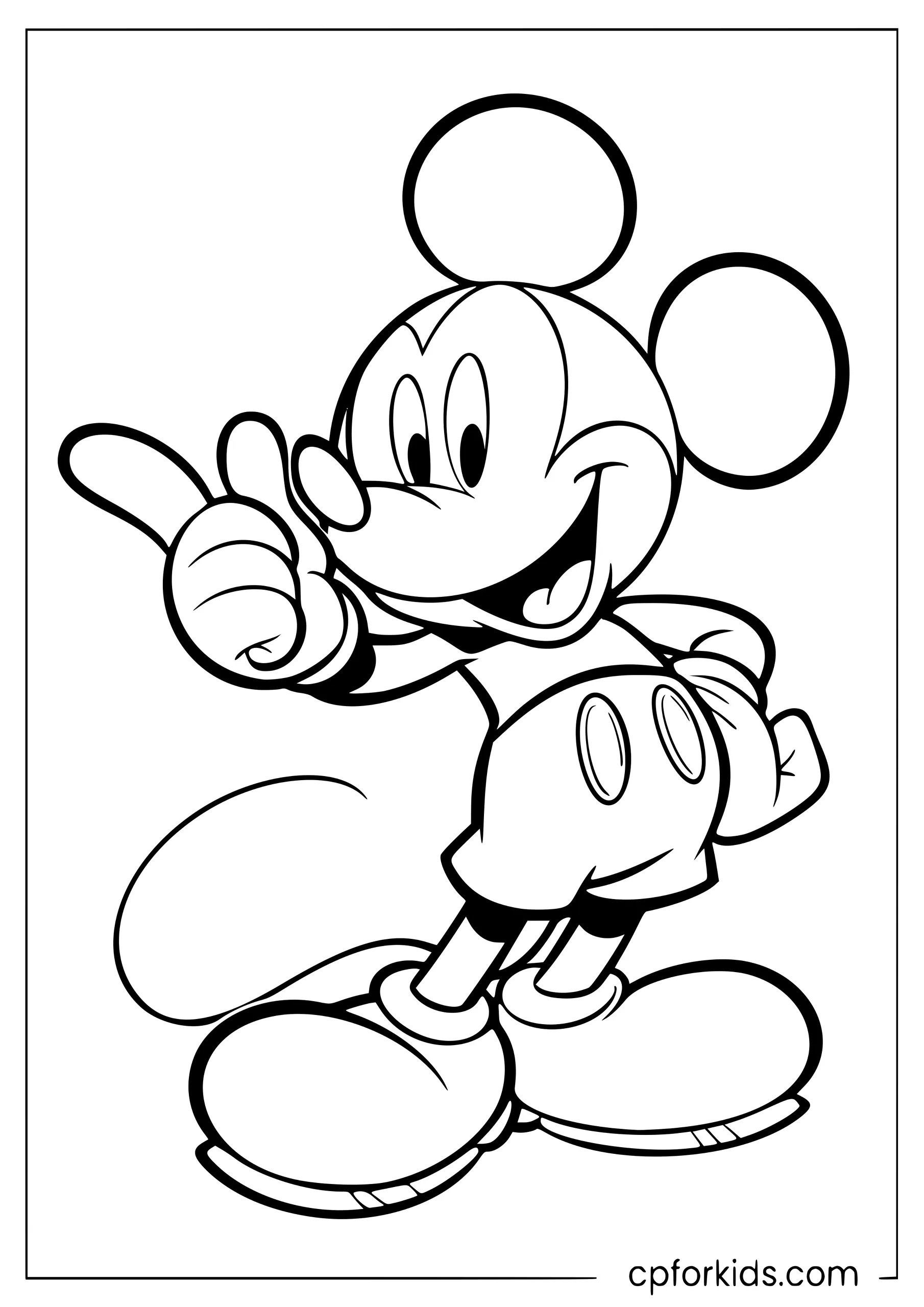 Mickey Mouse Points the Way