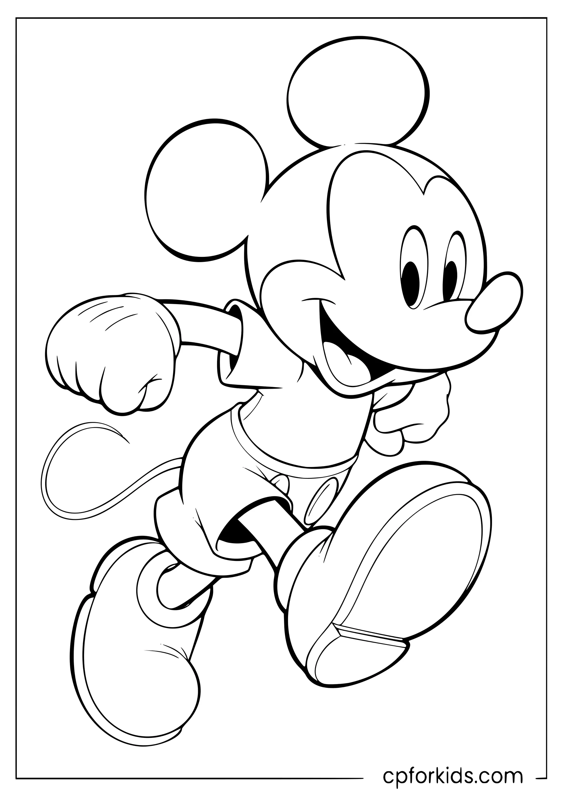 Mickey Mouse on the Run