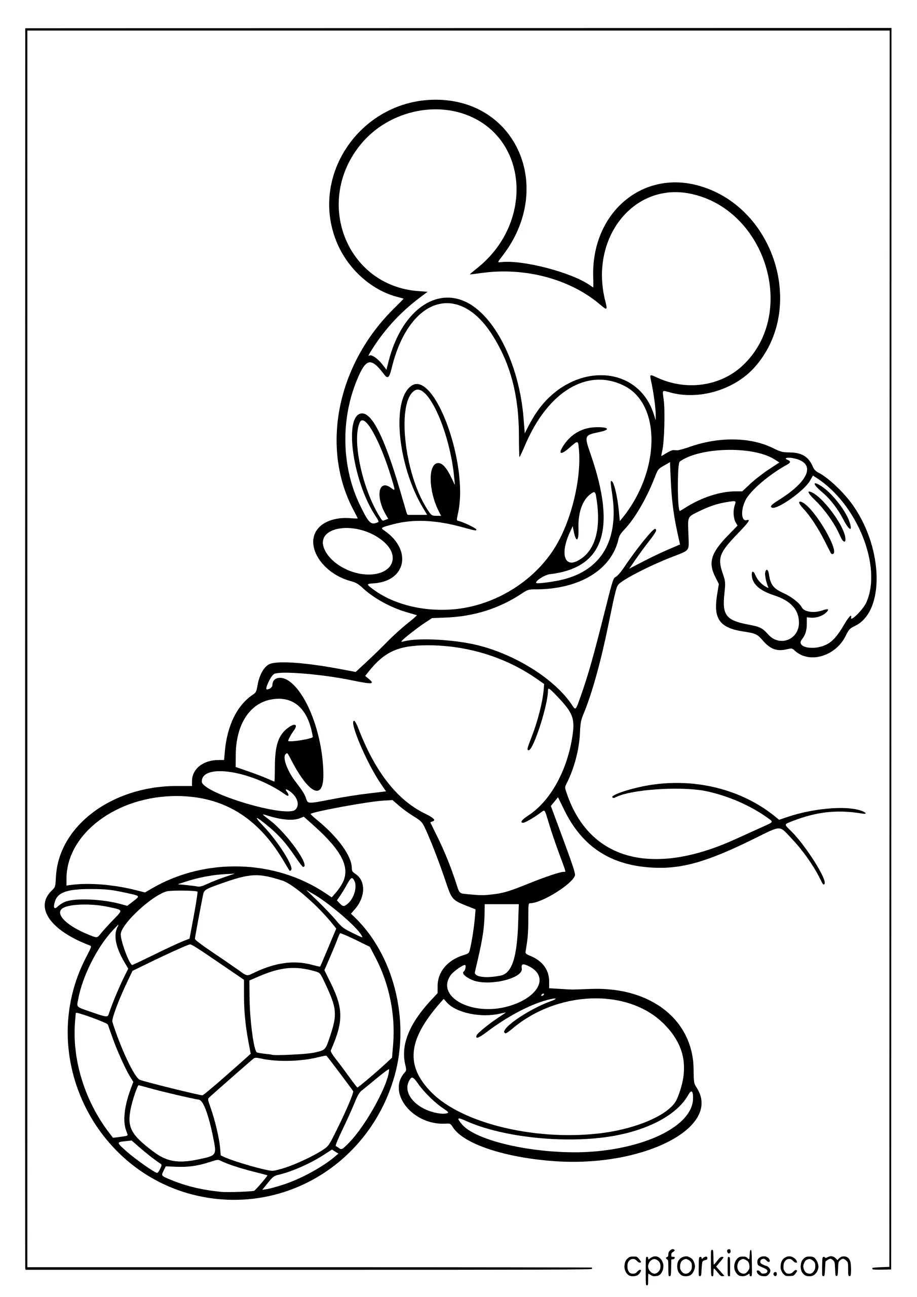 Mickey Mouse Goes for the Goal