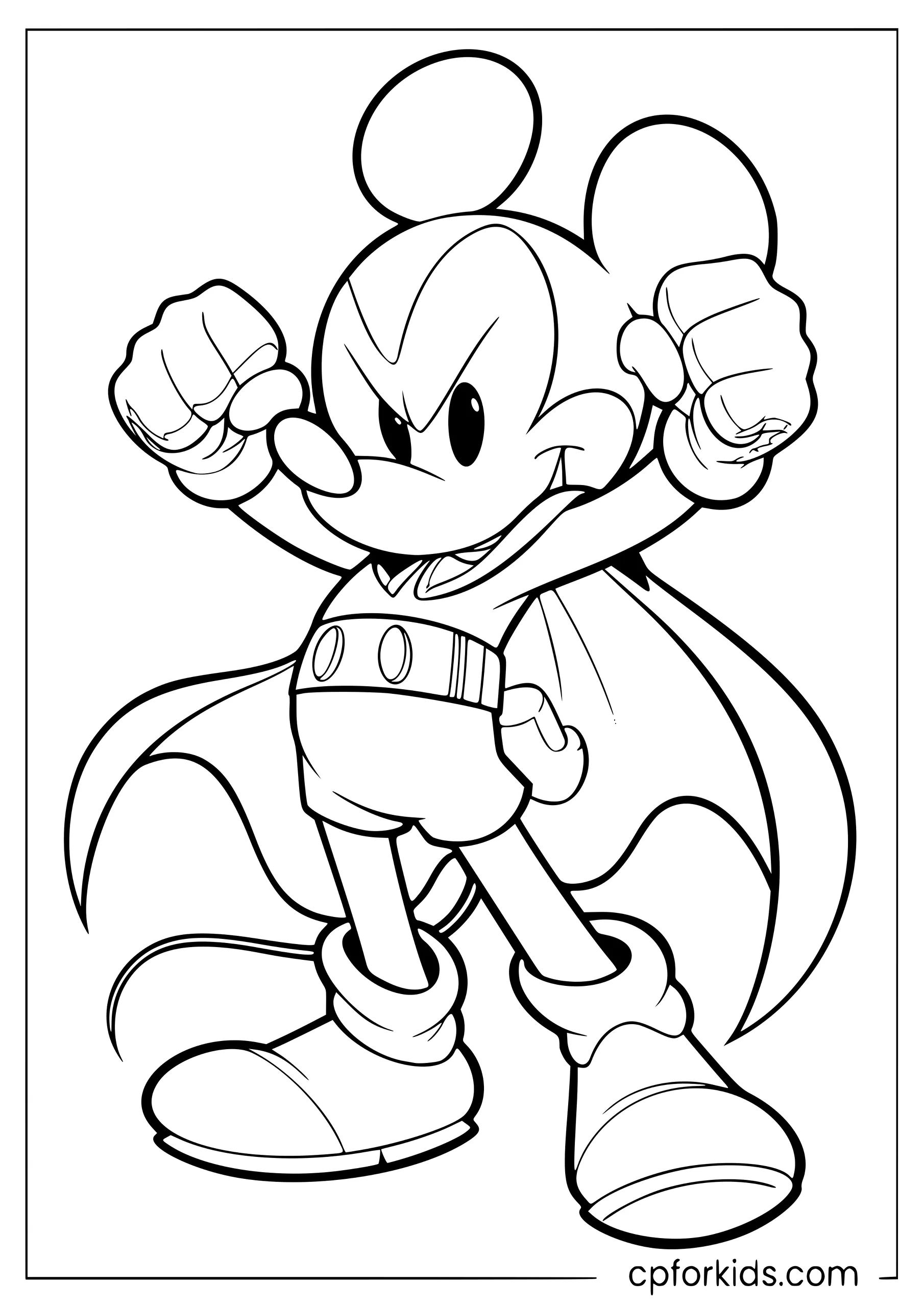 Mickey Mouse, the Superhero