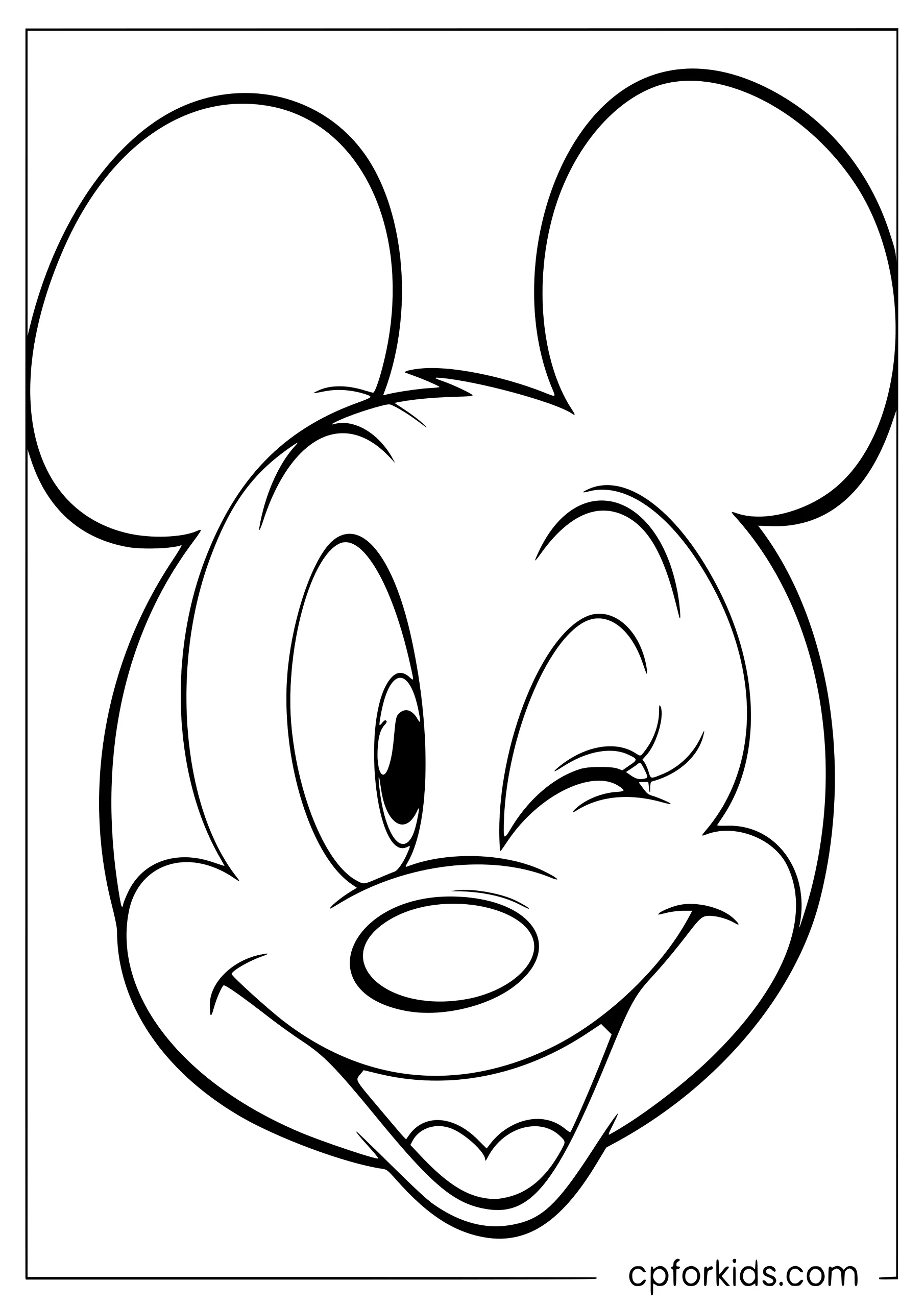 Mickey Mouse's Signature Wink