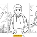 Printable Coloring Pages for Miles Morales