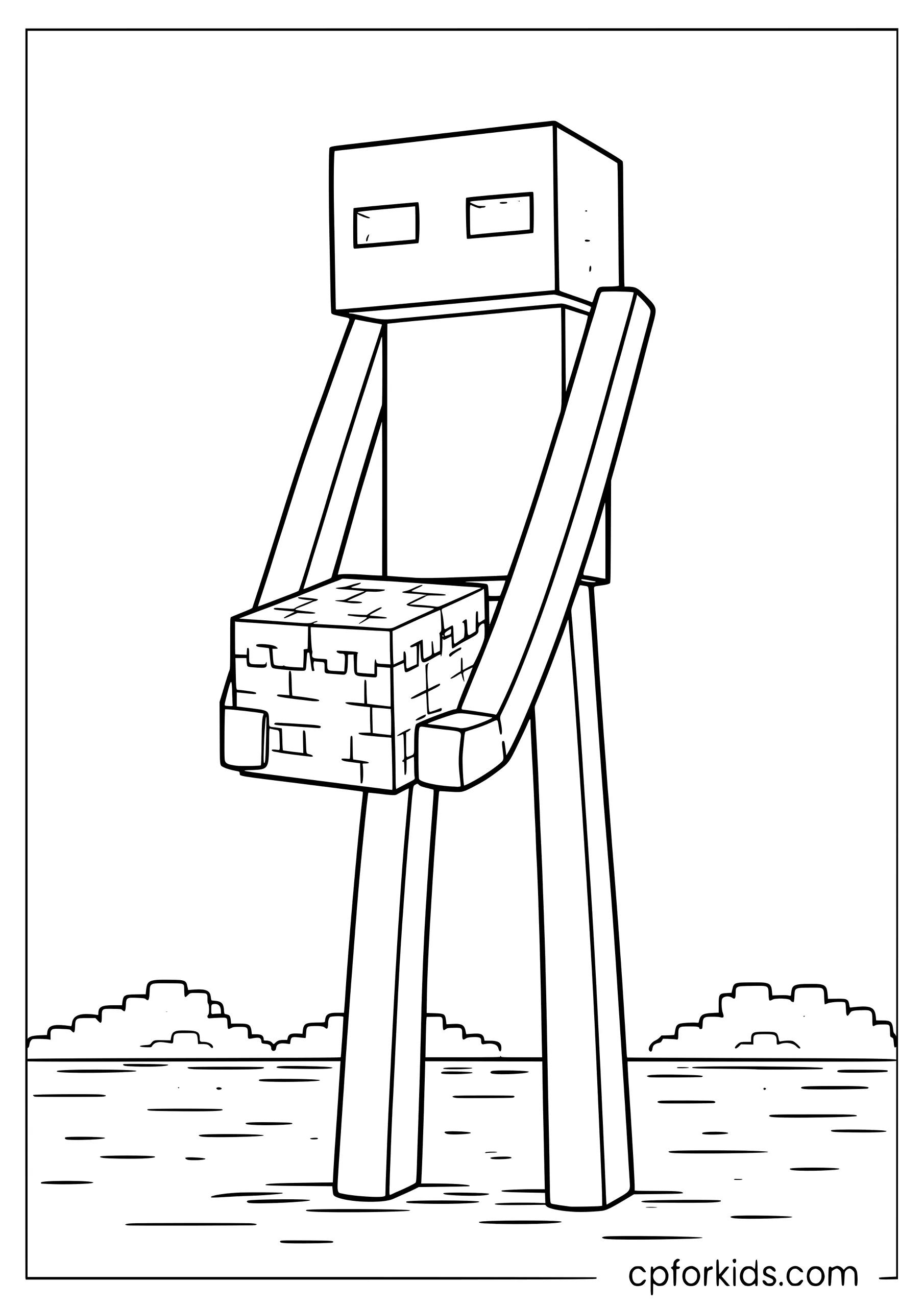Enderman Holding a Block