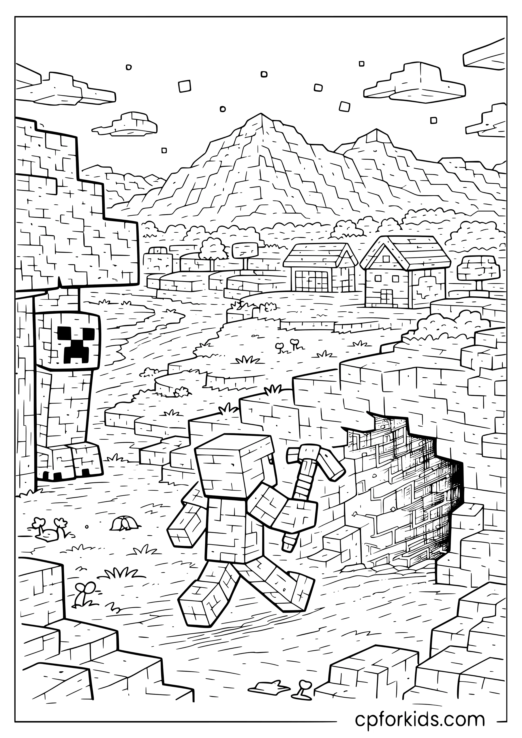 Full Overworld Landscape — Detailed Scene