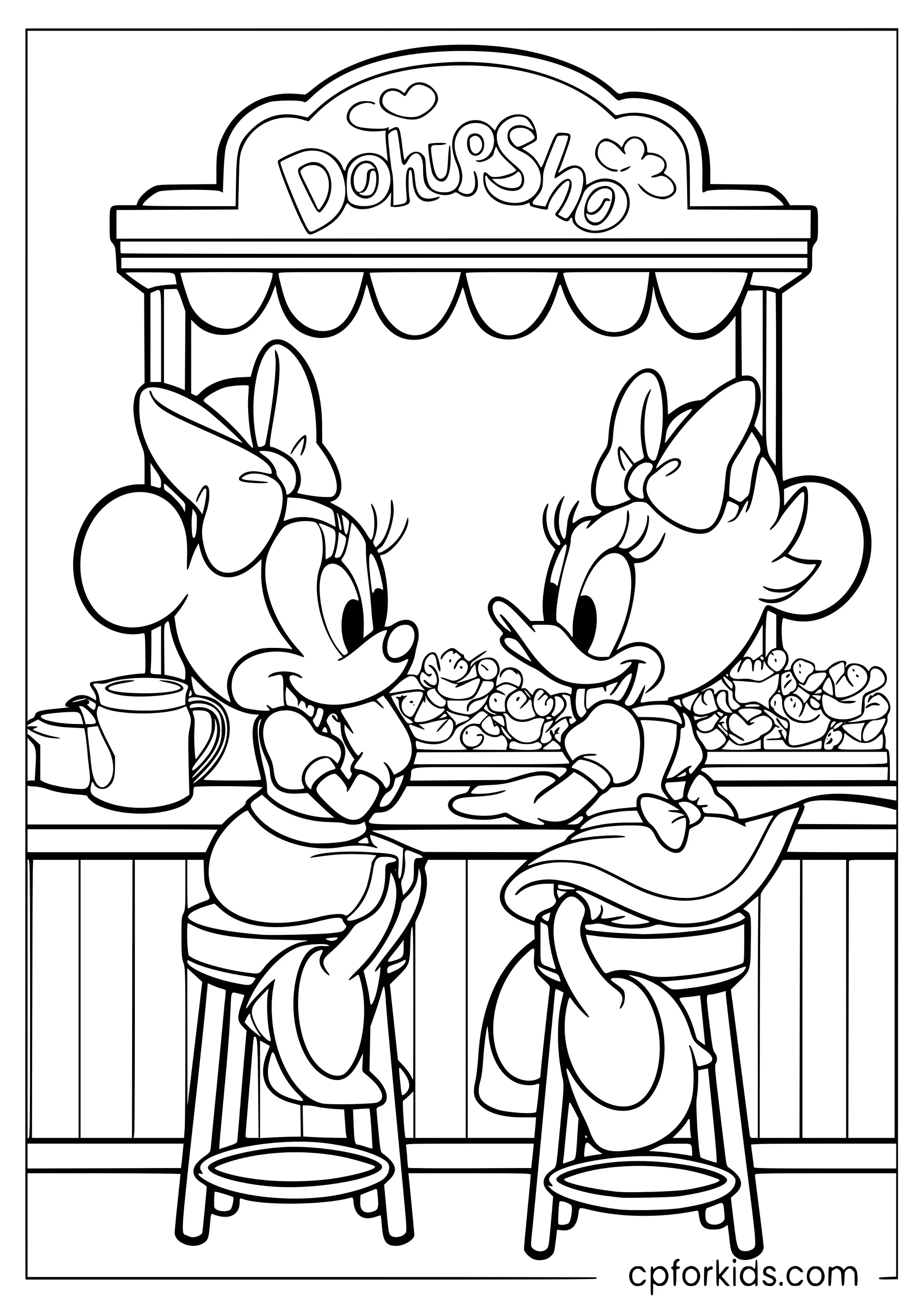 Minnie and Daisy Open for Business