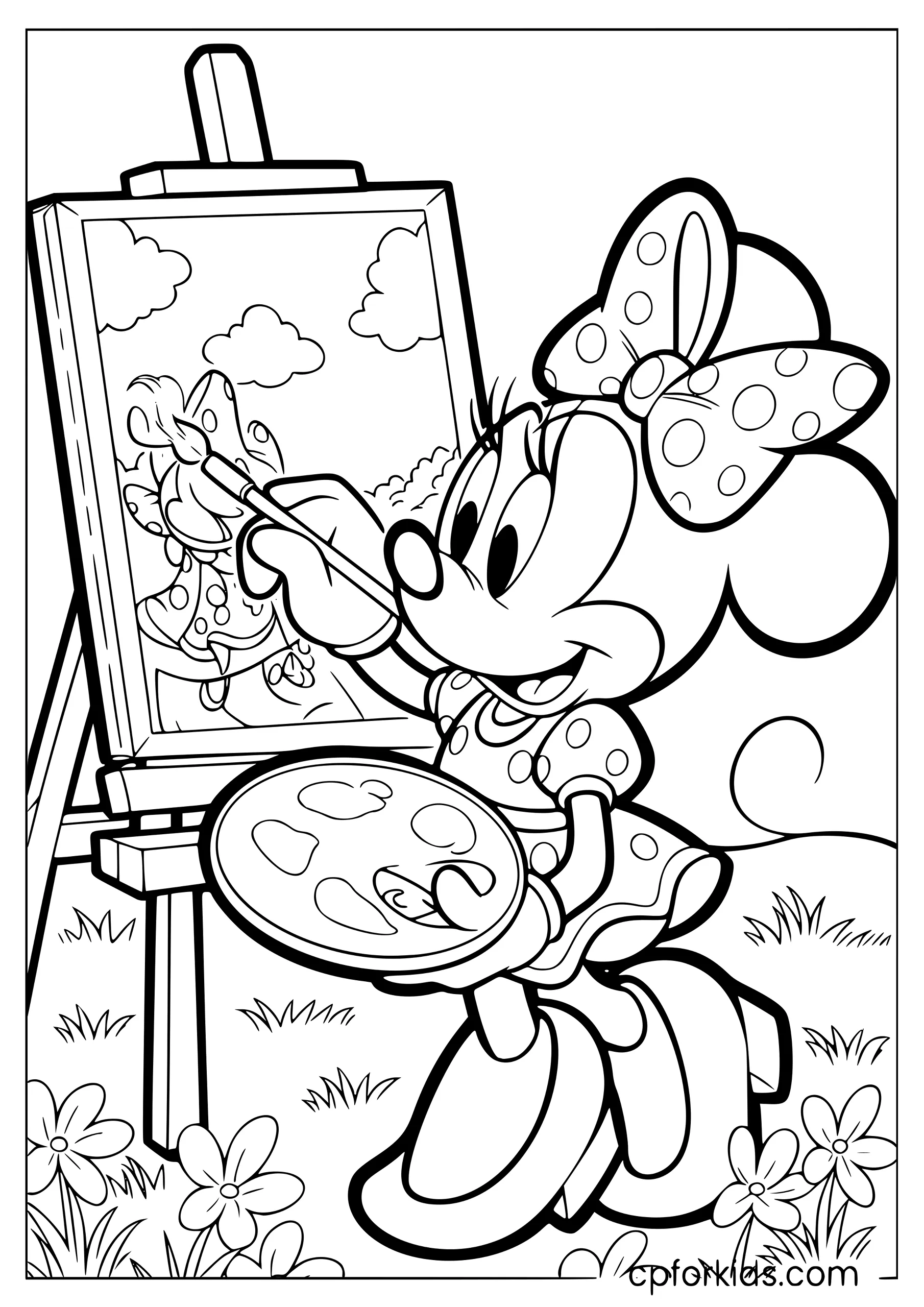 Minnie Mouse the Artist