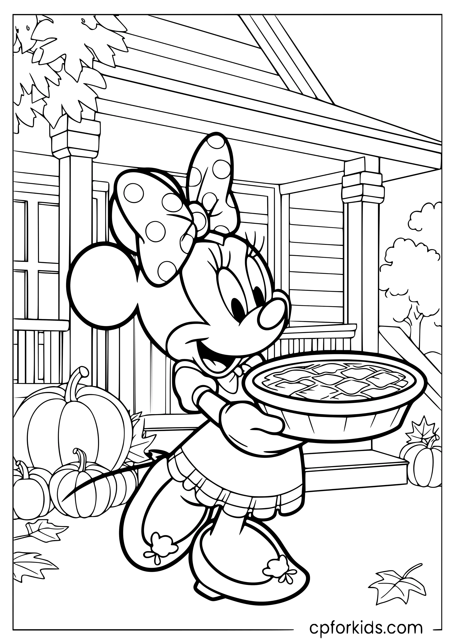 Minnie Mouse's Thanksgiving Pie