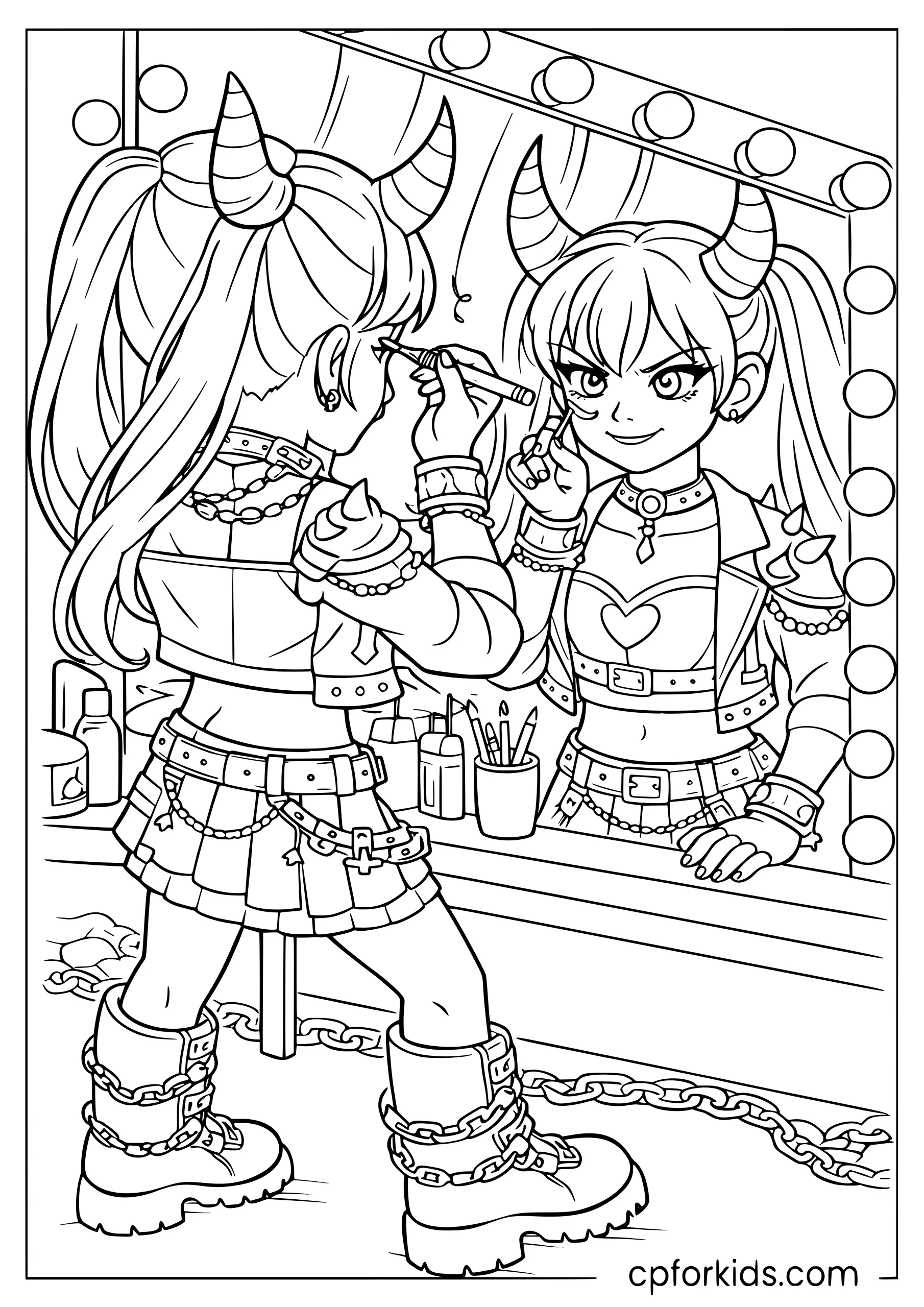 Mira Coloring Page