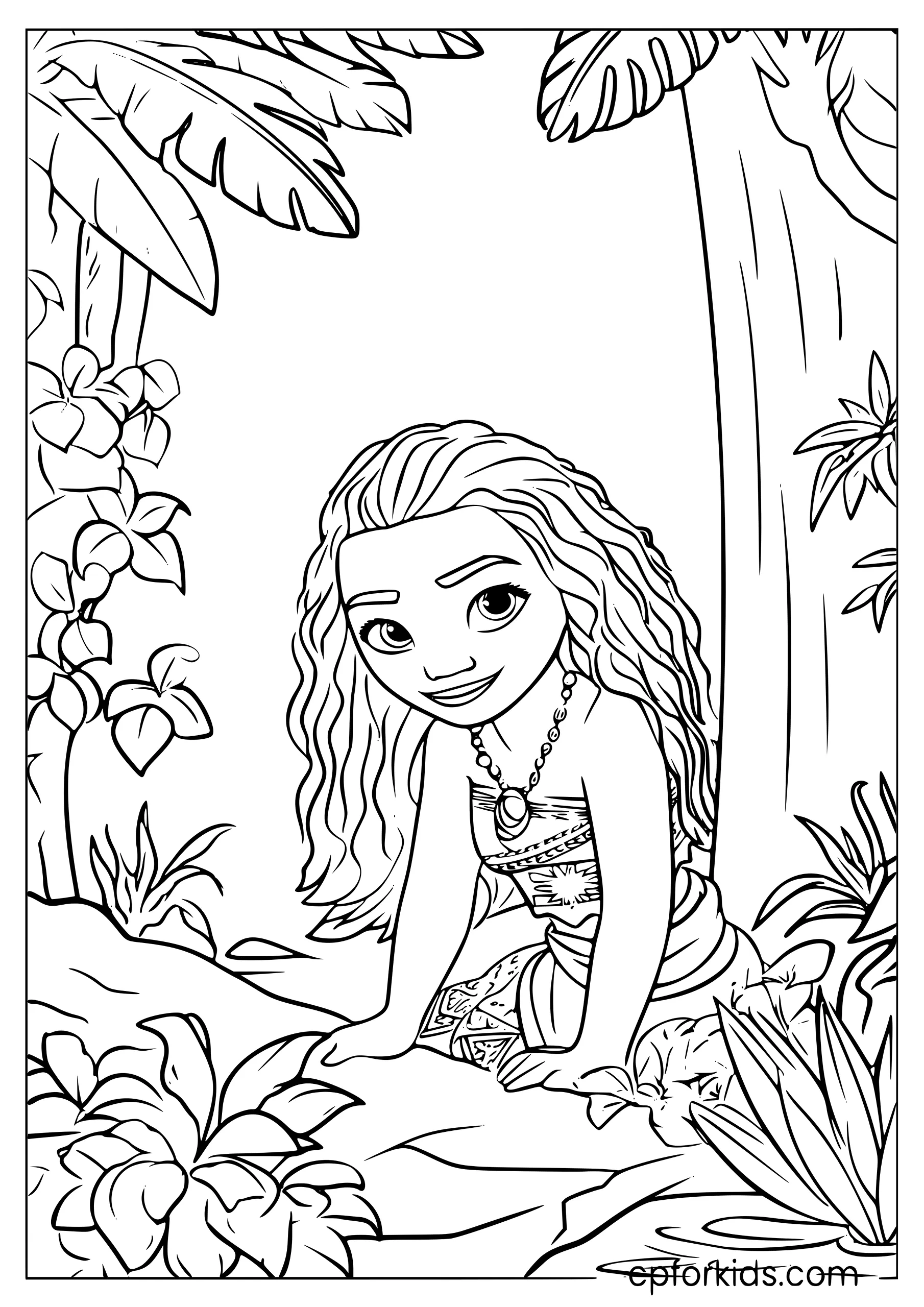 Moana Under the Waterfall