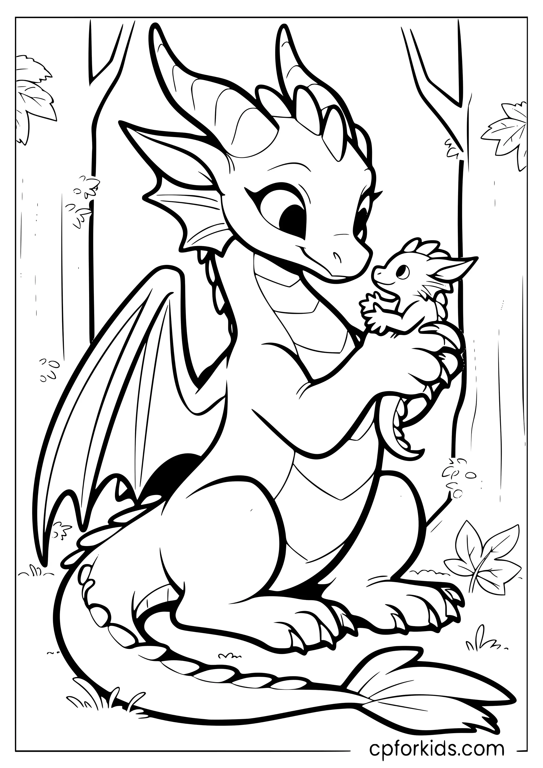 Mom and Baby Dragon