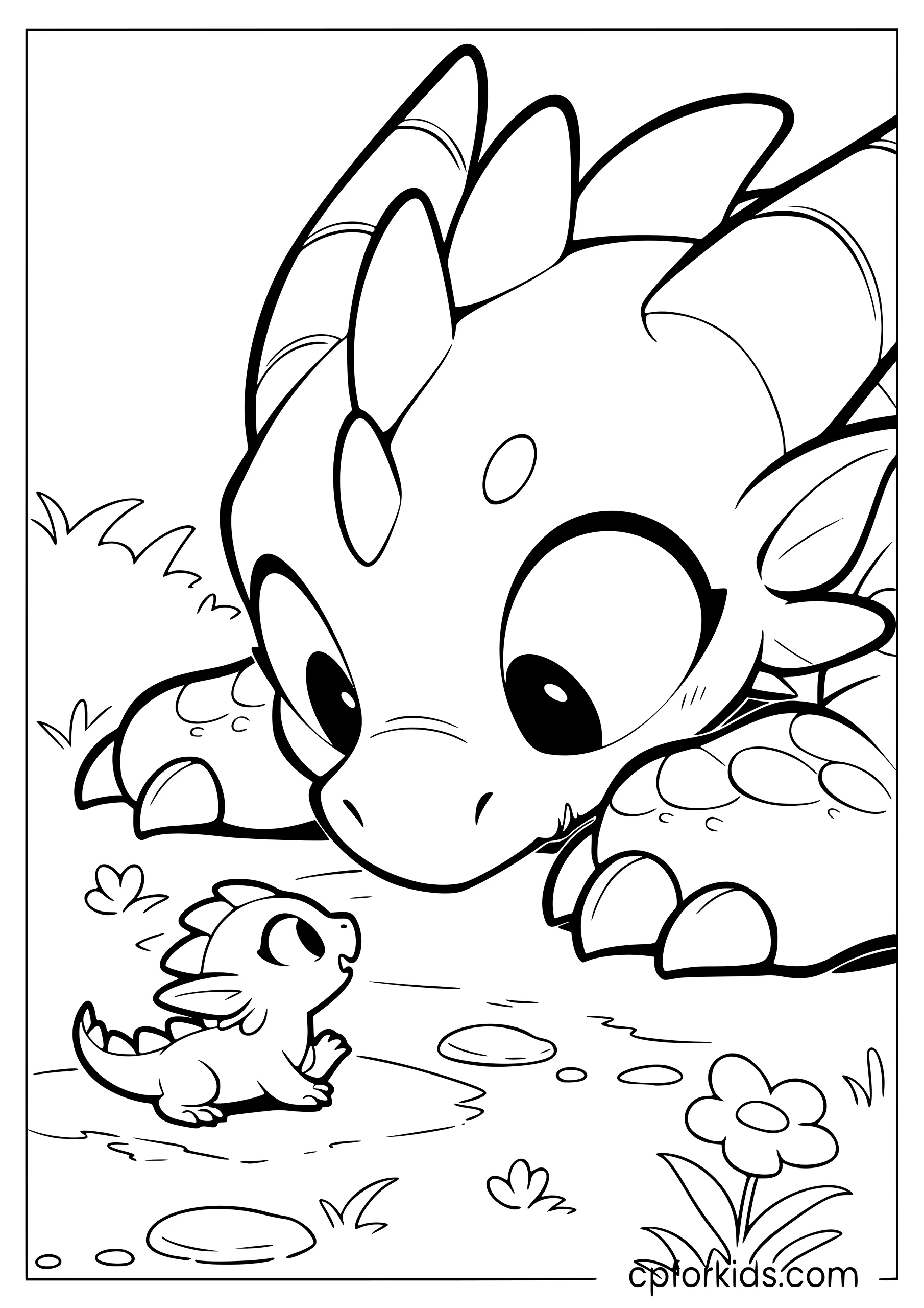 Baby Dragon's First Steps