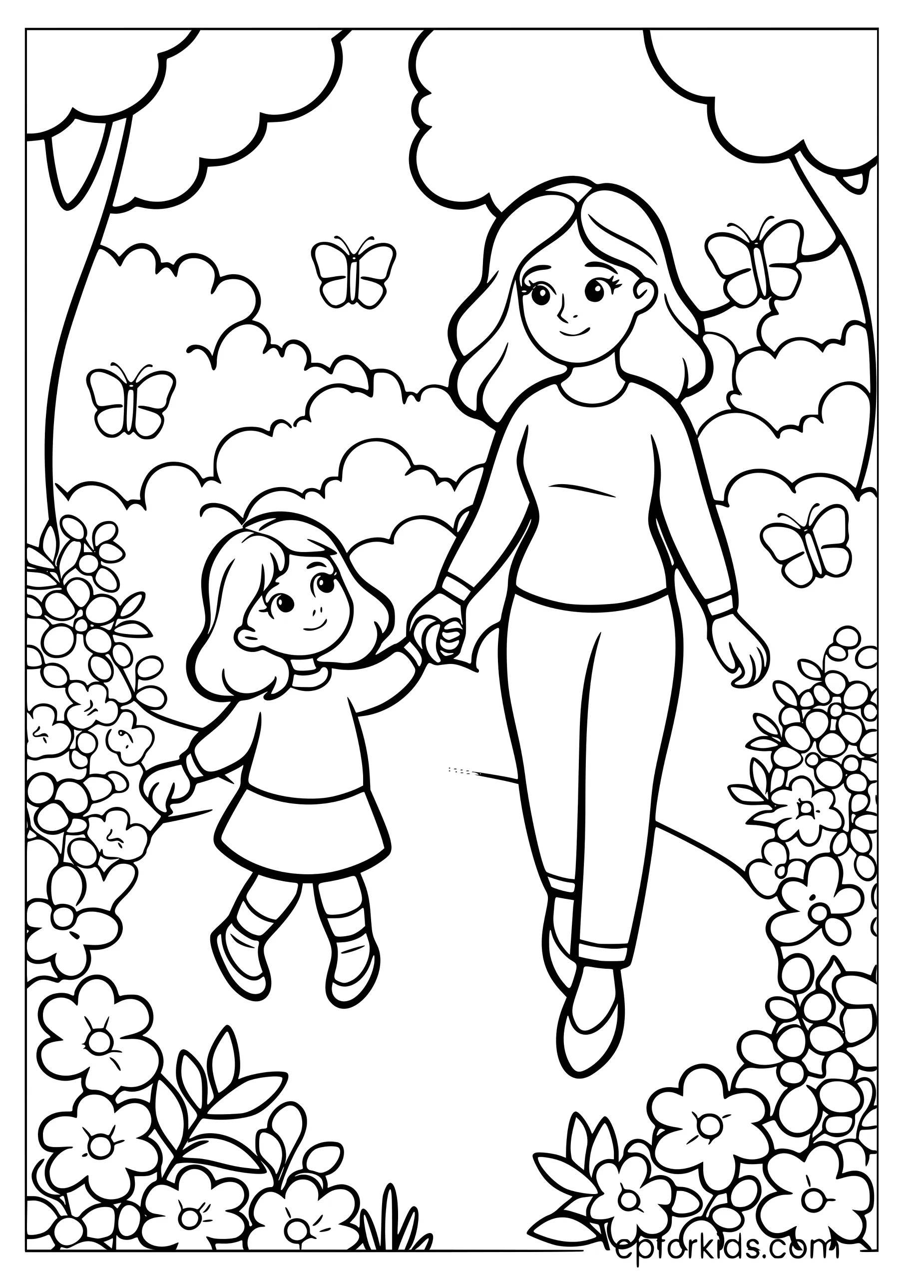 Mom and Daughter