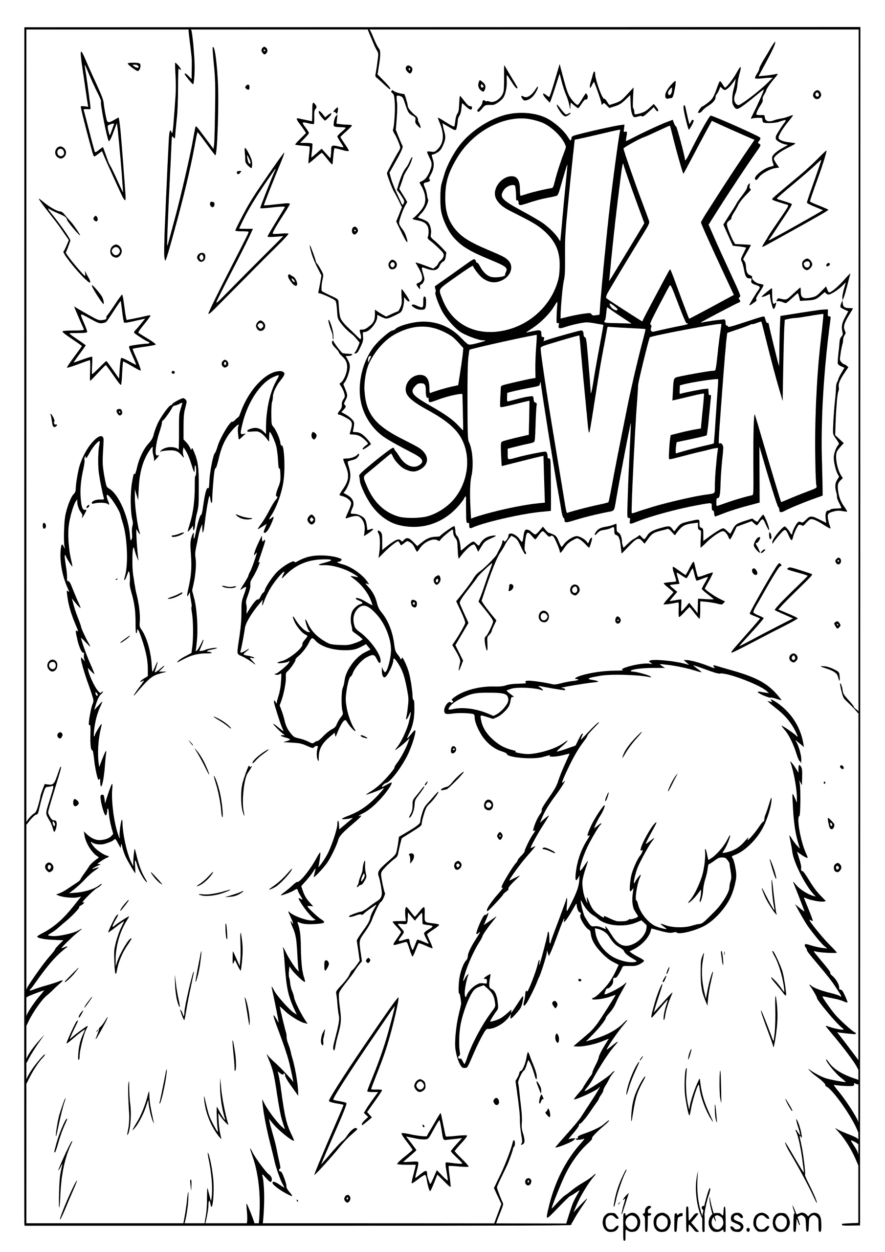 Monster Hands Do Six Seven