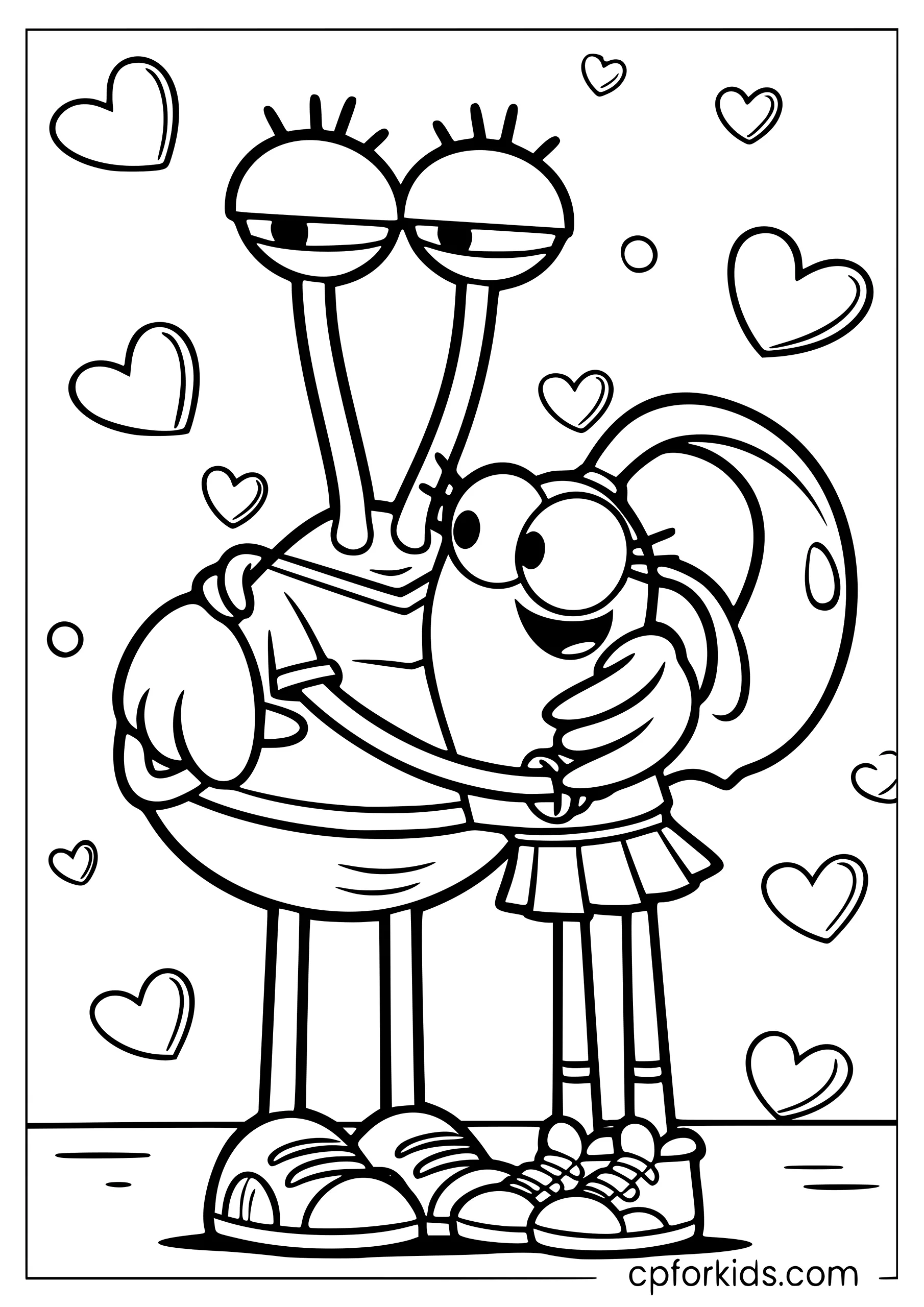 Mr Krabs and Pearl