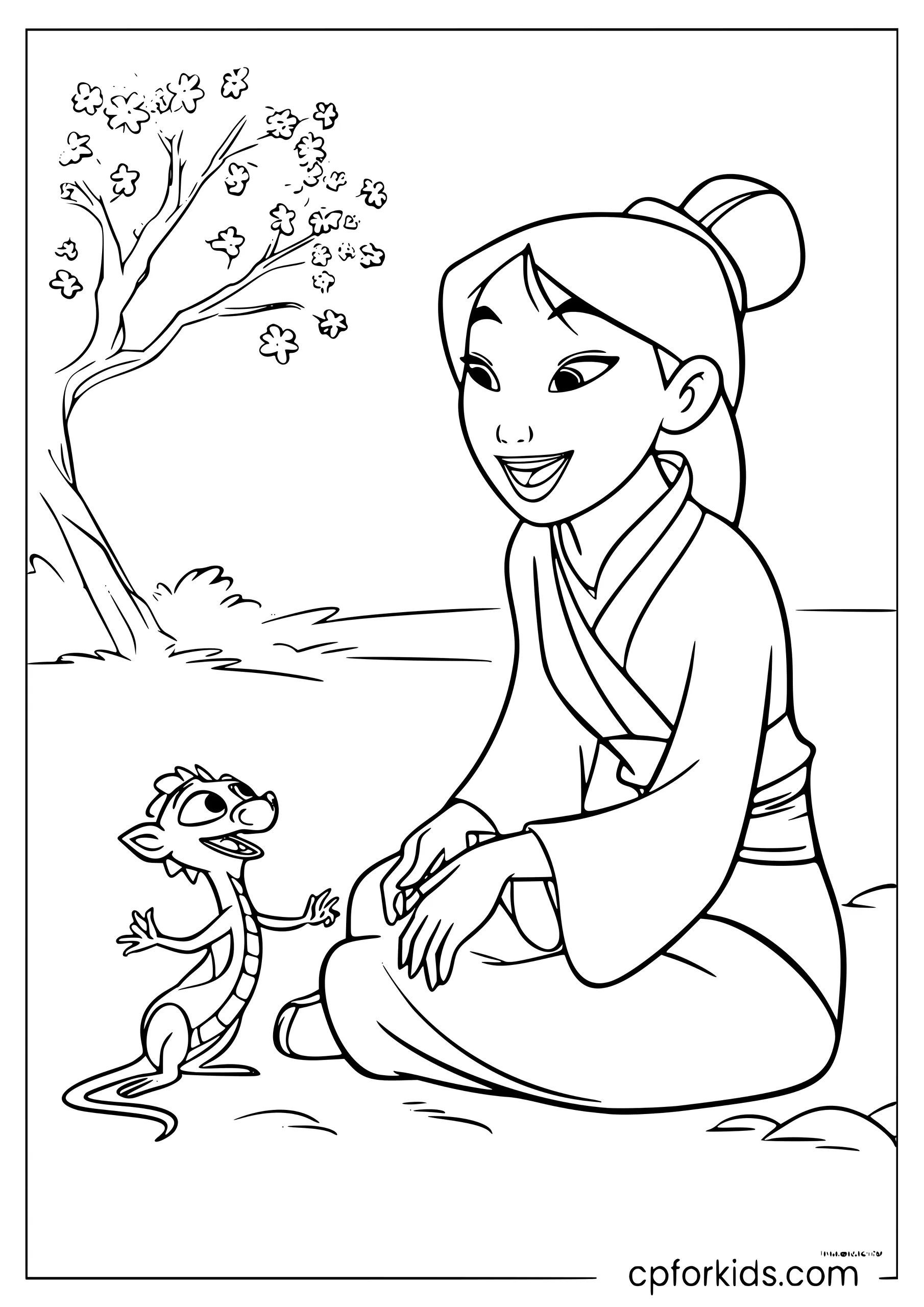 Mulan and Mushu Together