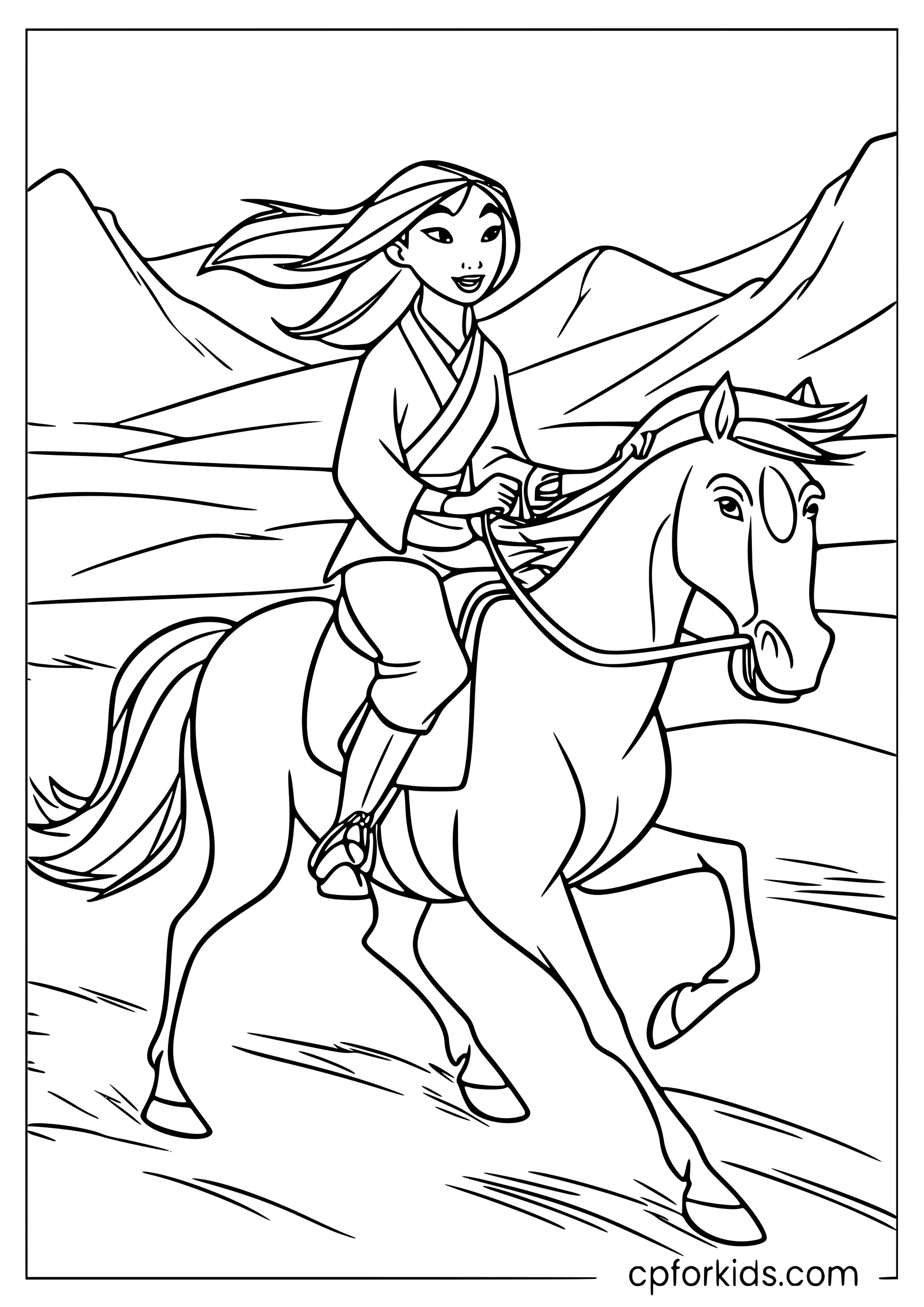 Mulan Riding Khan