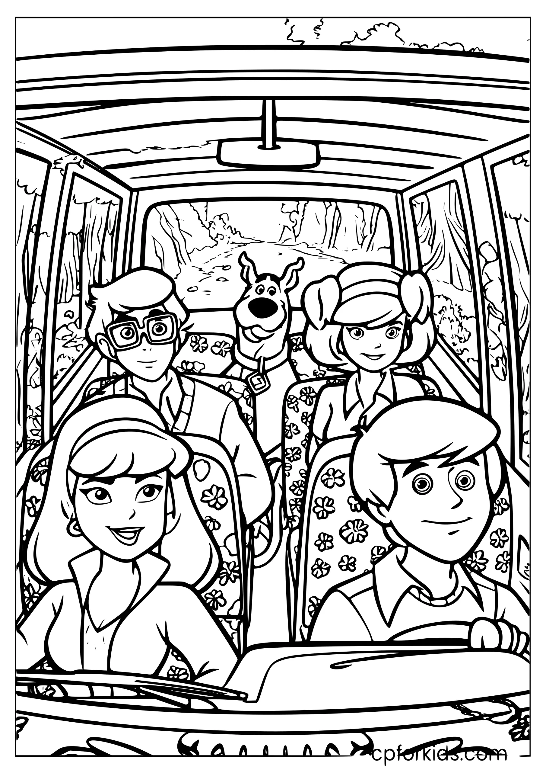 Inside the Mystery Machine