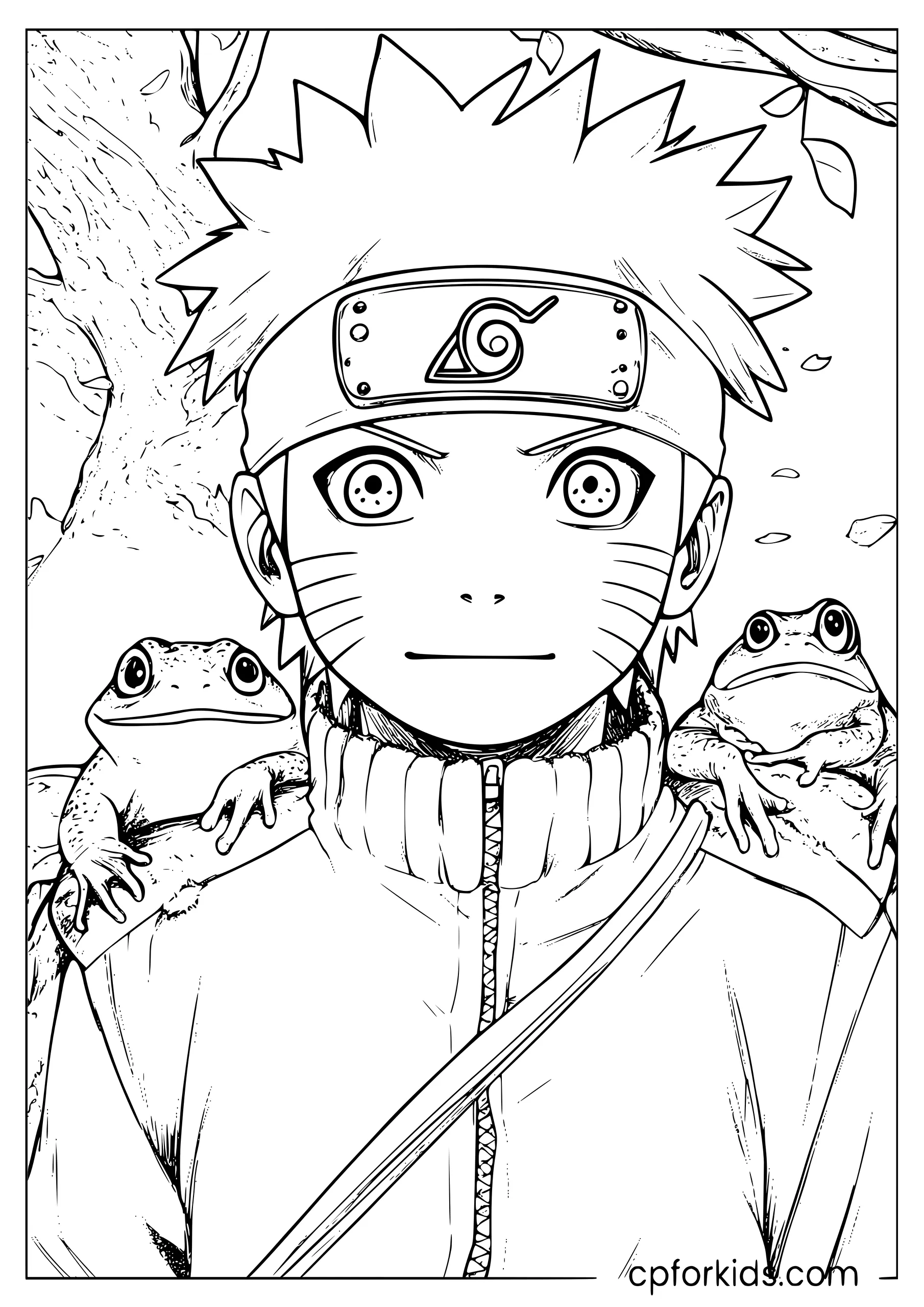 Naruto Sage Mode with Toads