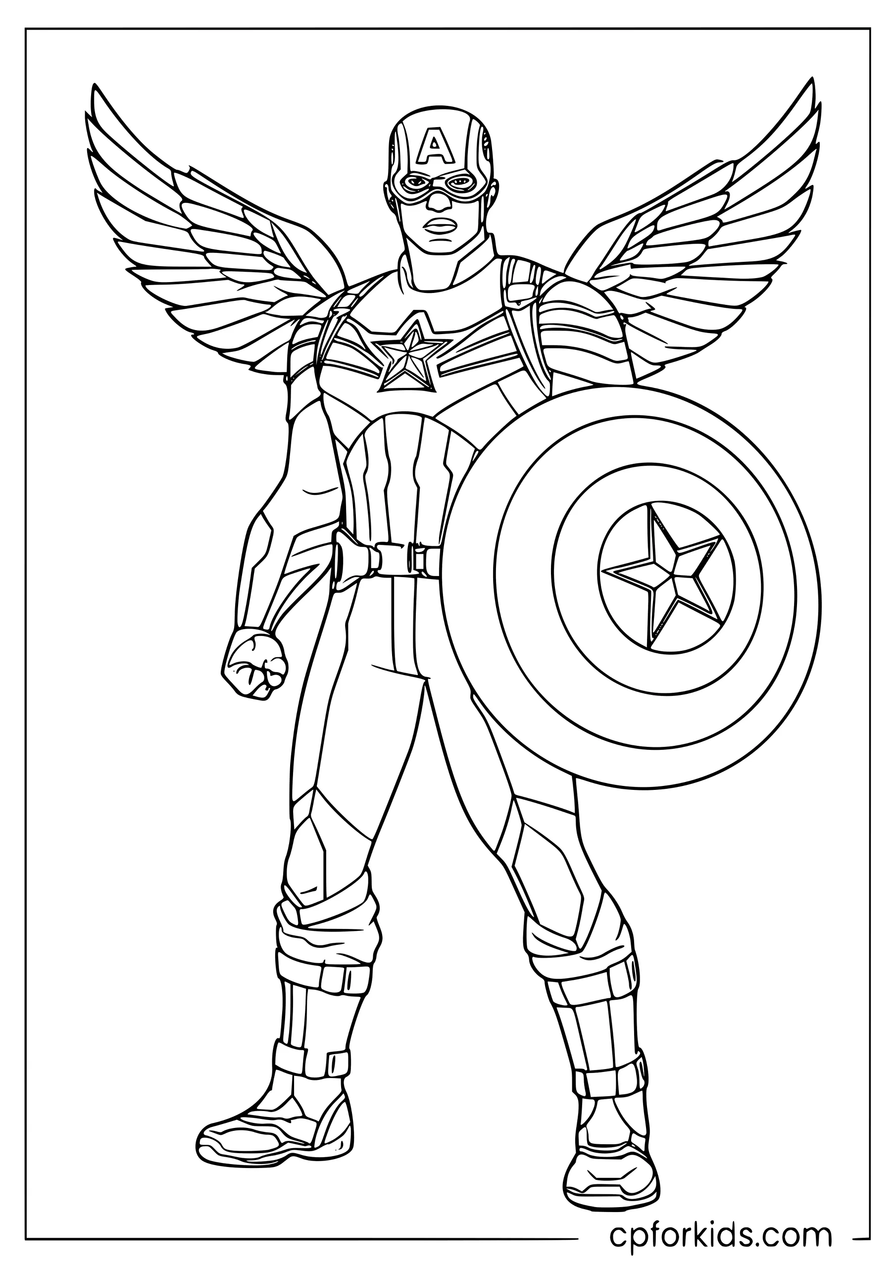 New Captain America Hero Stance