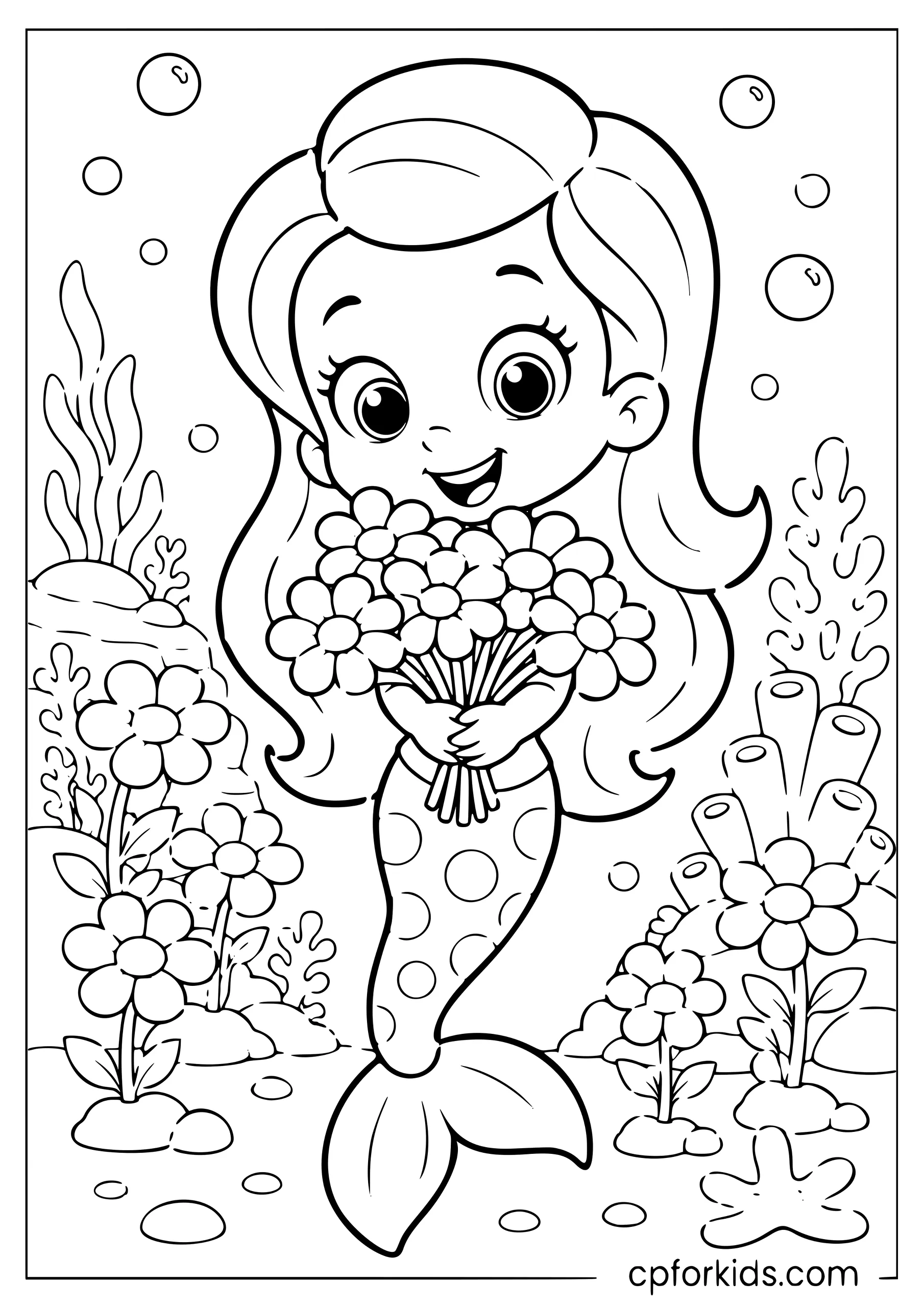 Oona — With Flowers