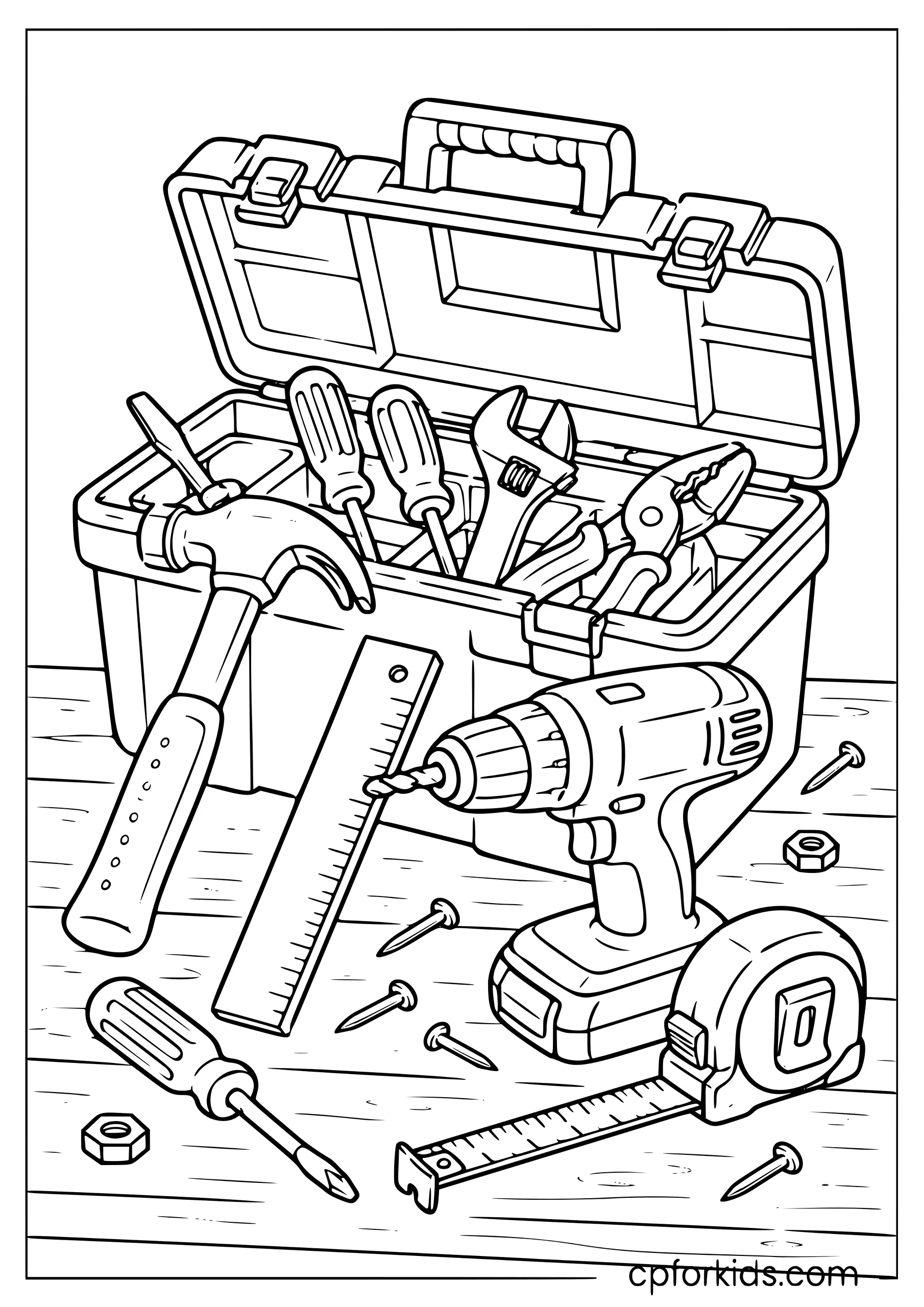 Open Toolbox Ready for Work