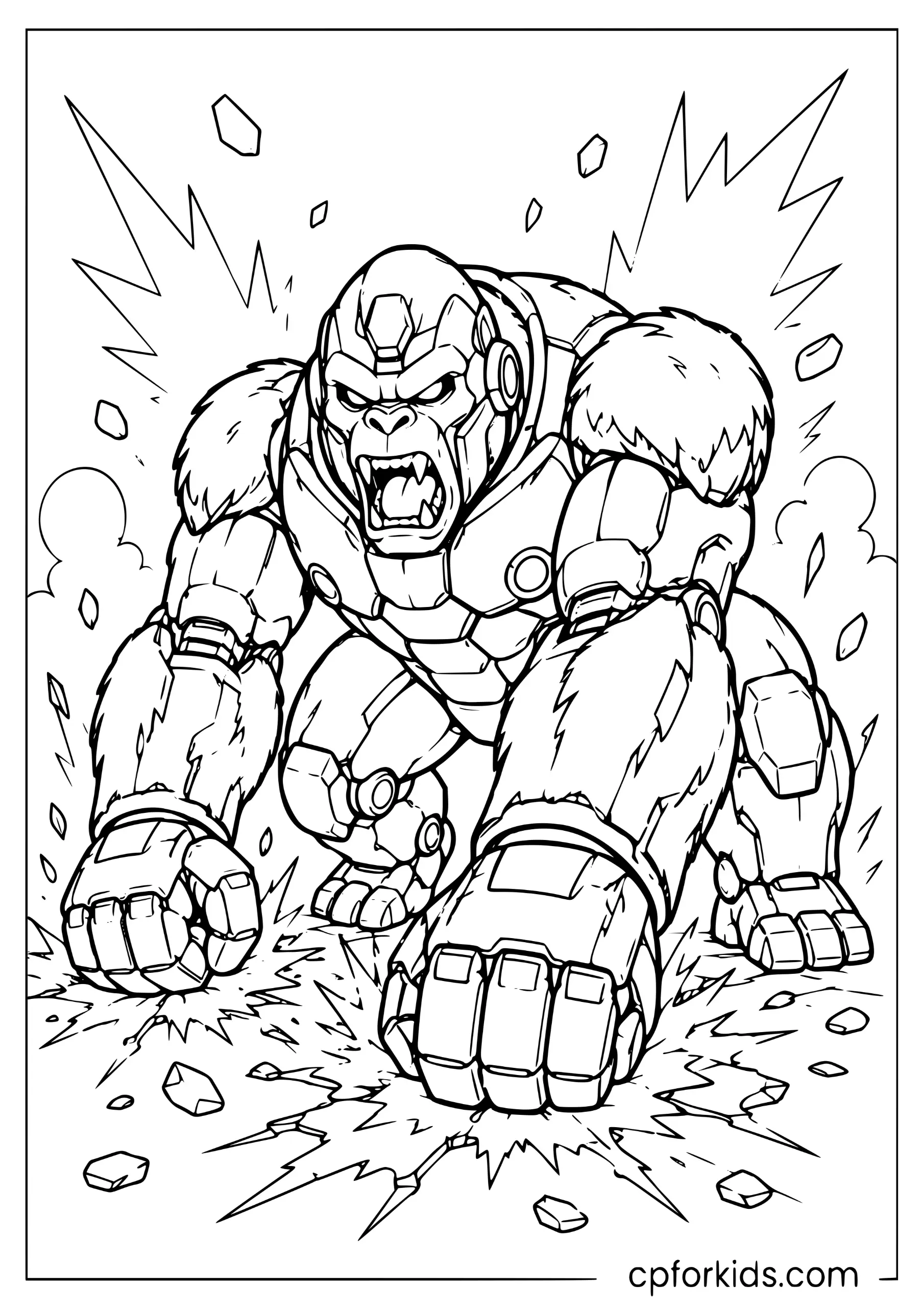 Optimus Primal Gorilla Beast Mode