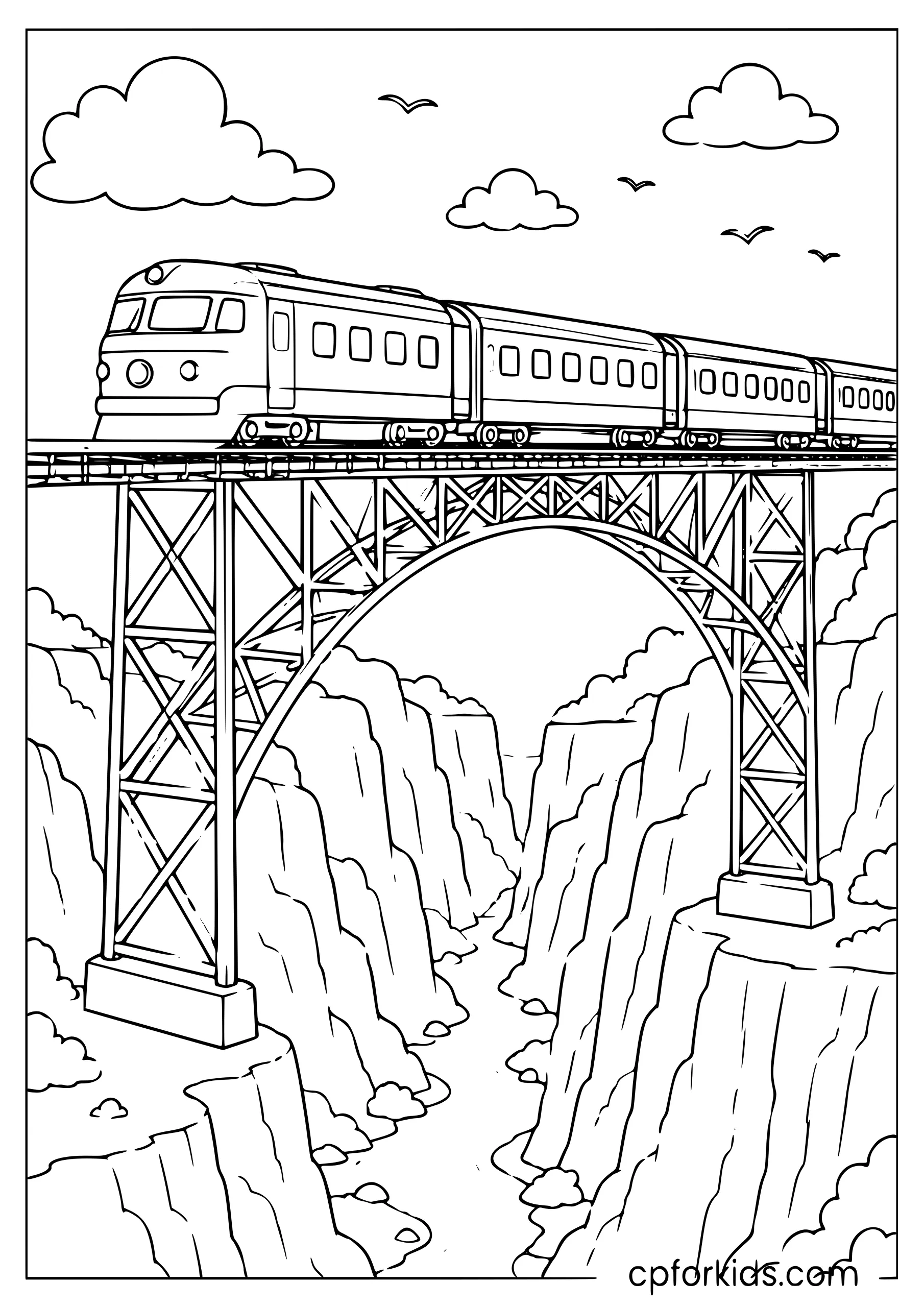 Train Across the Canyon