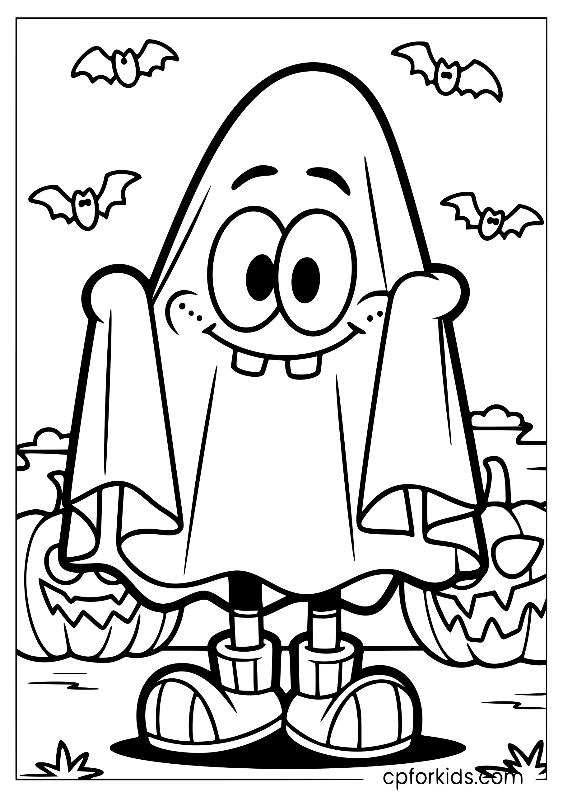 Patrick's Halloween Ghost Costume