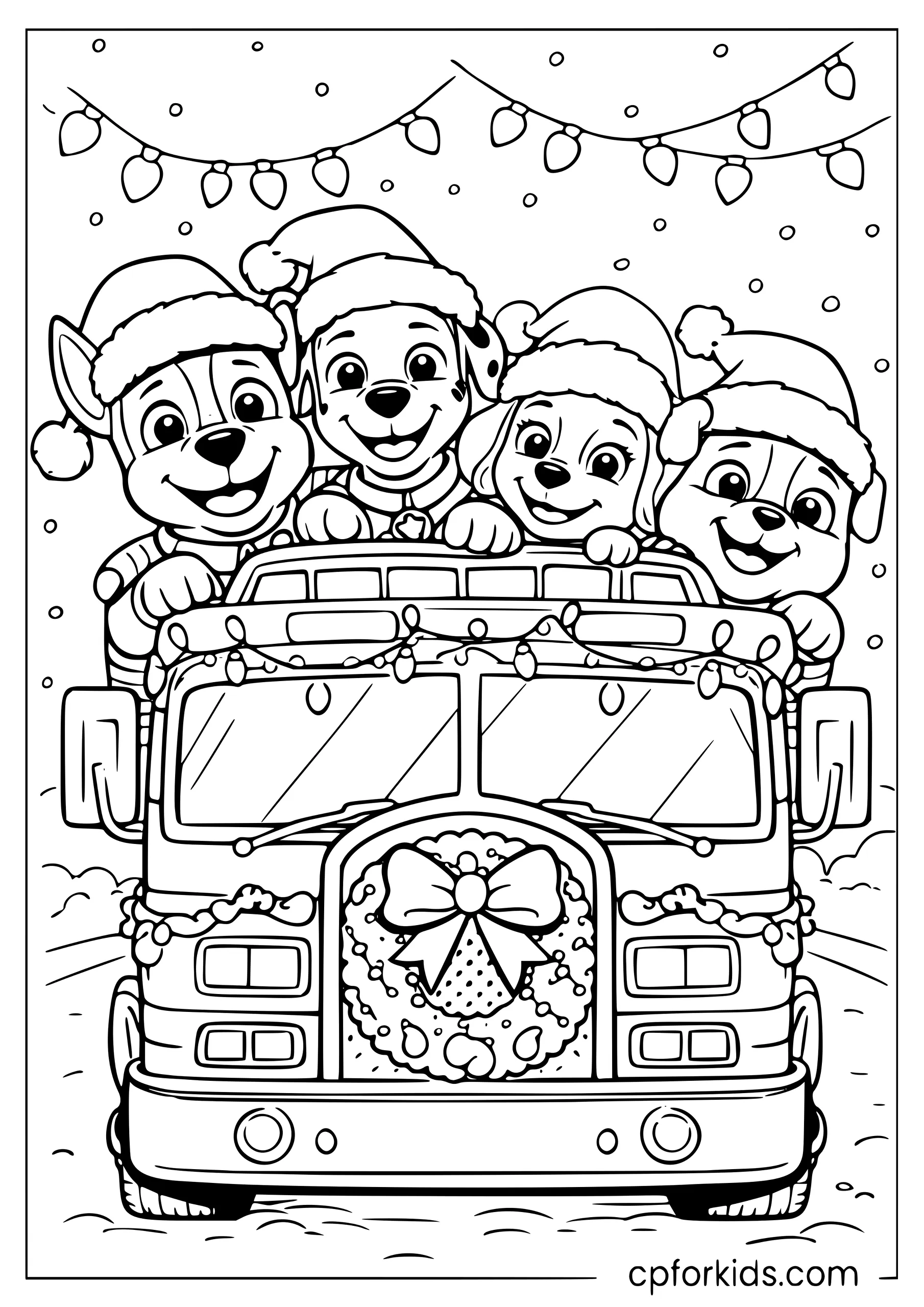 Paw Patrol Christmas Truck