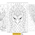 Printable Coloring Pages for Phoenix
