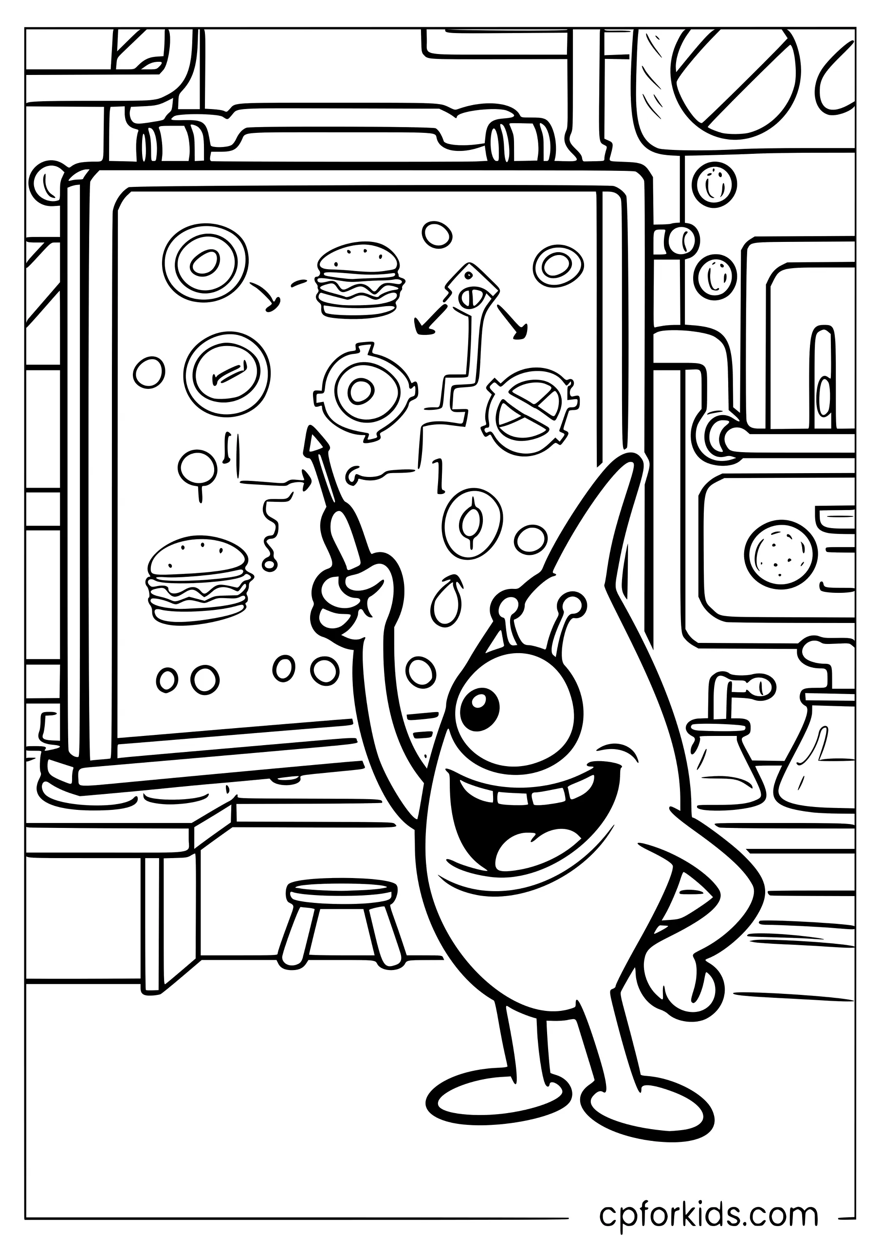 Plankton's Secret Formula Plan