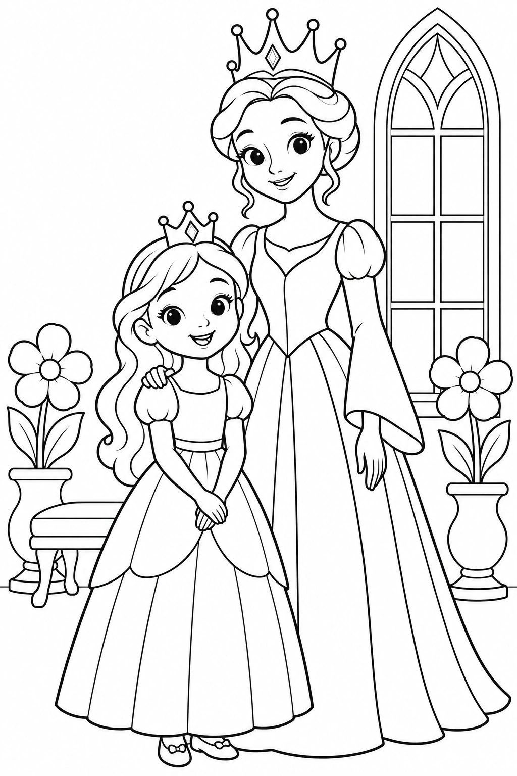 Princess and Queen Together